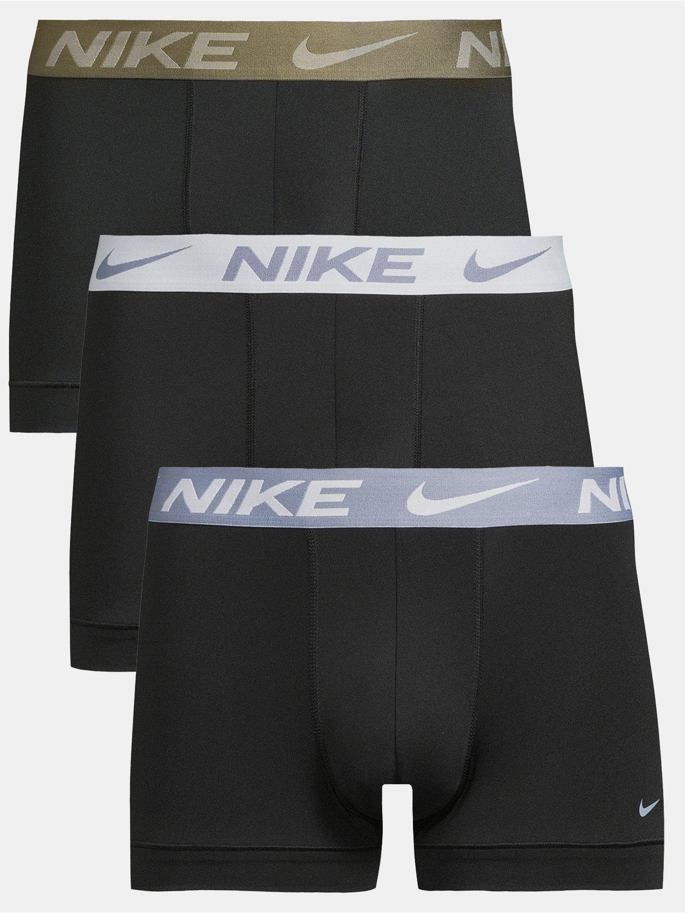 undefined Mens 3 Pack Trunks - Black