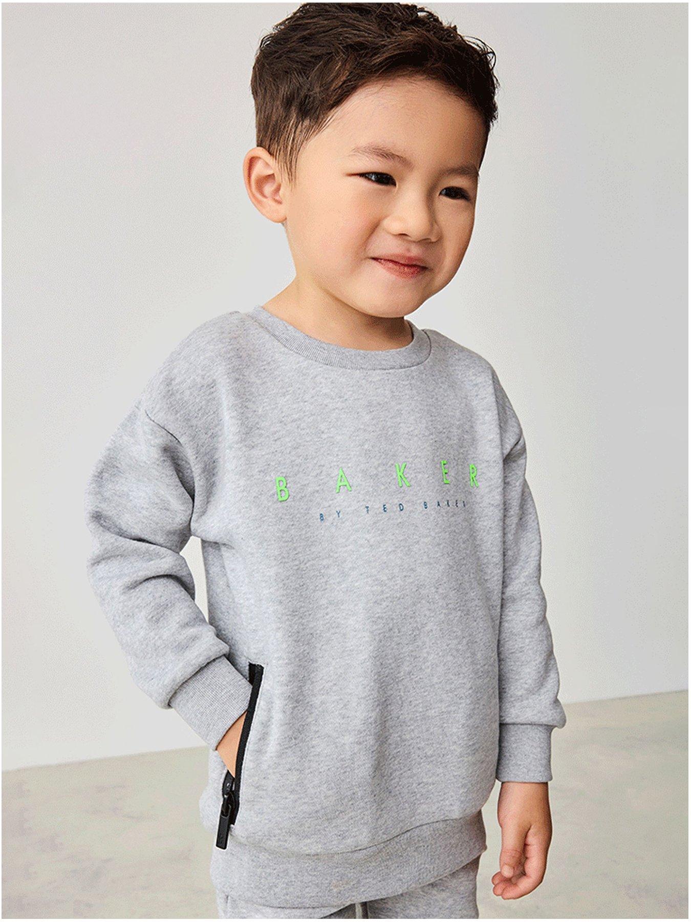 undefined Baby Boys Crew Neck Set - Grey