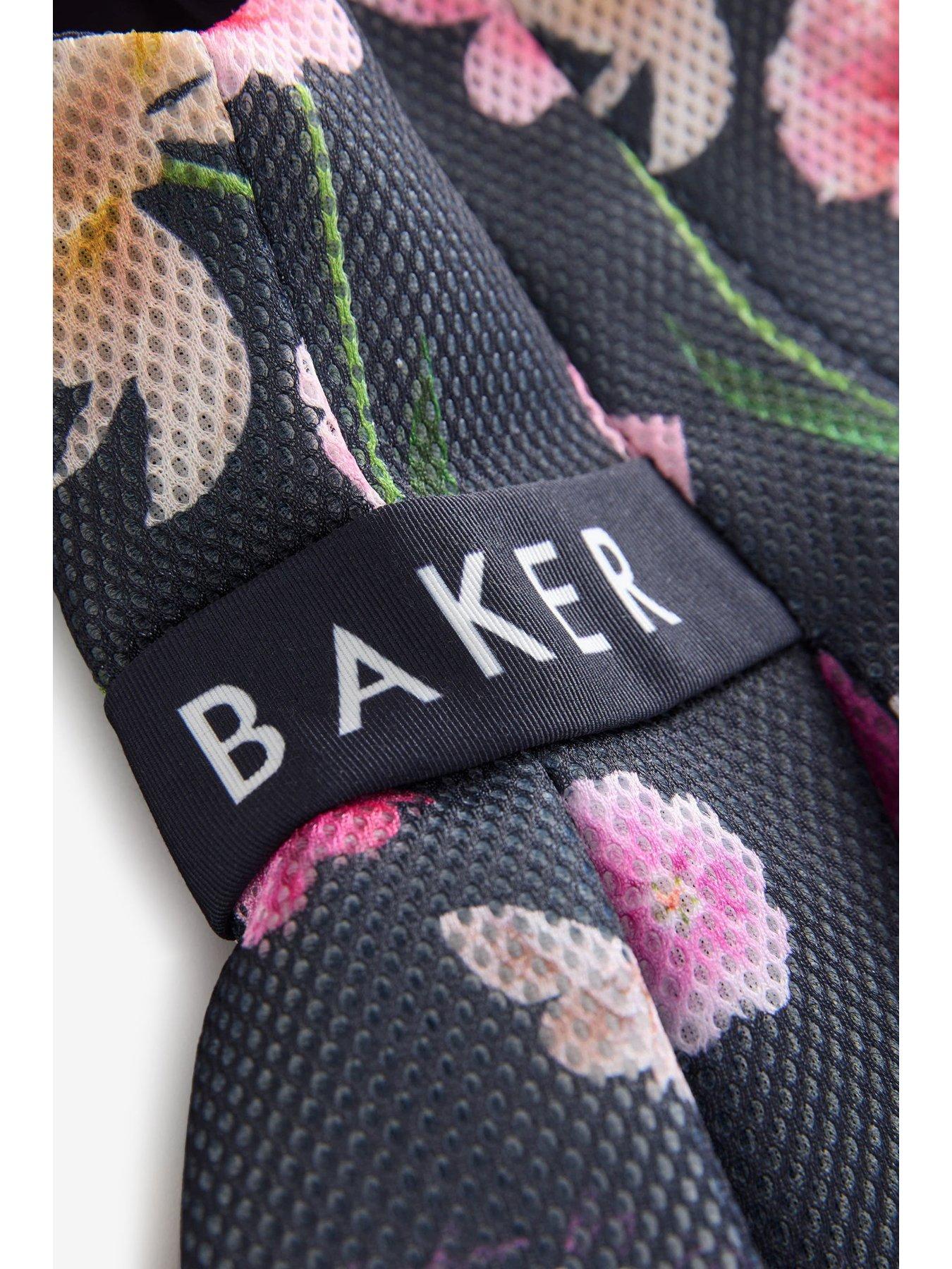 Jupe De Plongée Fille Ted Baker - Imprimé Floral Marine, Taille 4 Ans (convient 3 Ans), Neuve Avec étiquettes