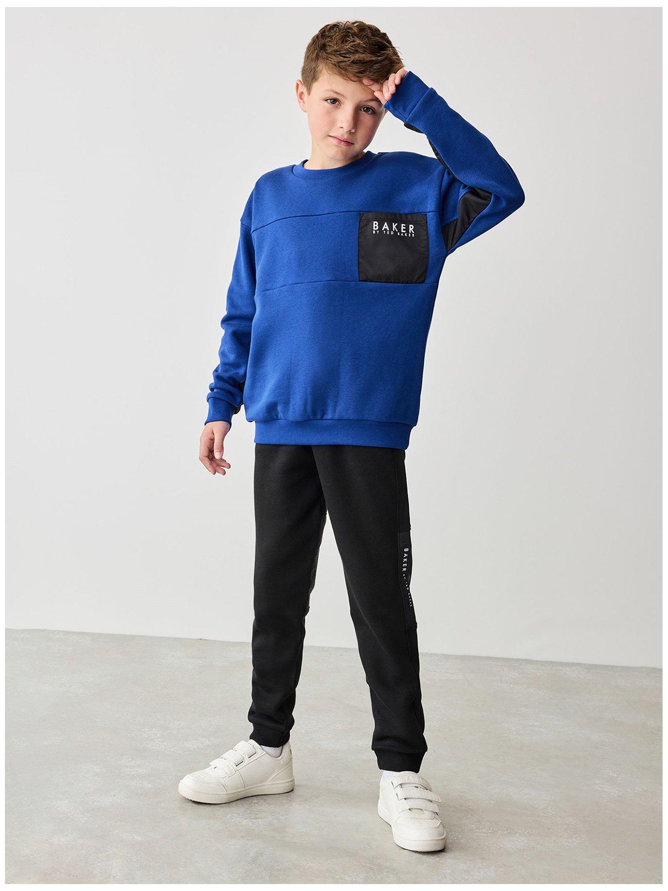 undefined Boys Sweat Set - Blue