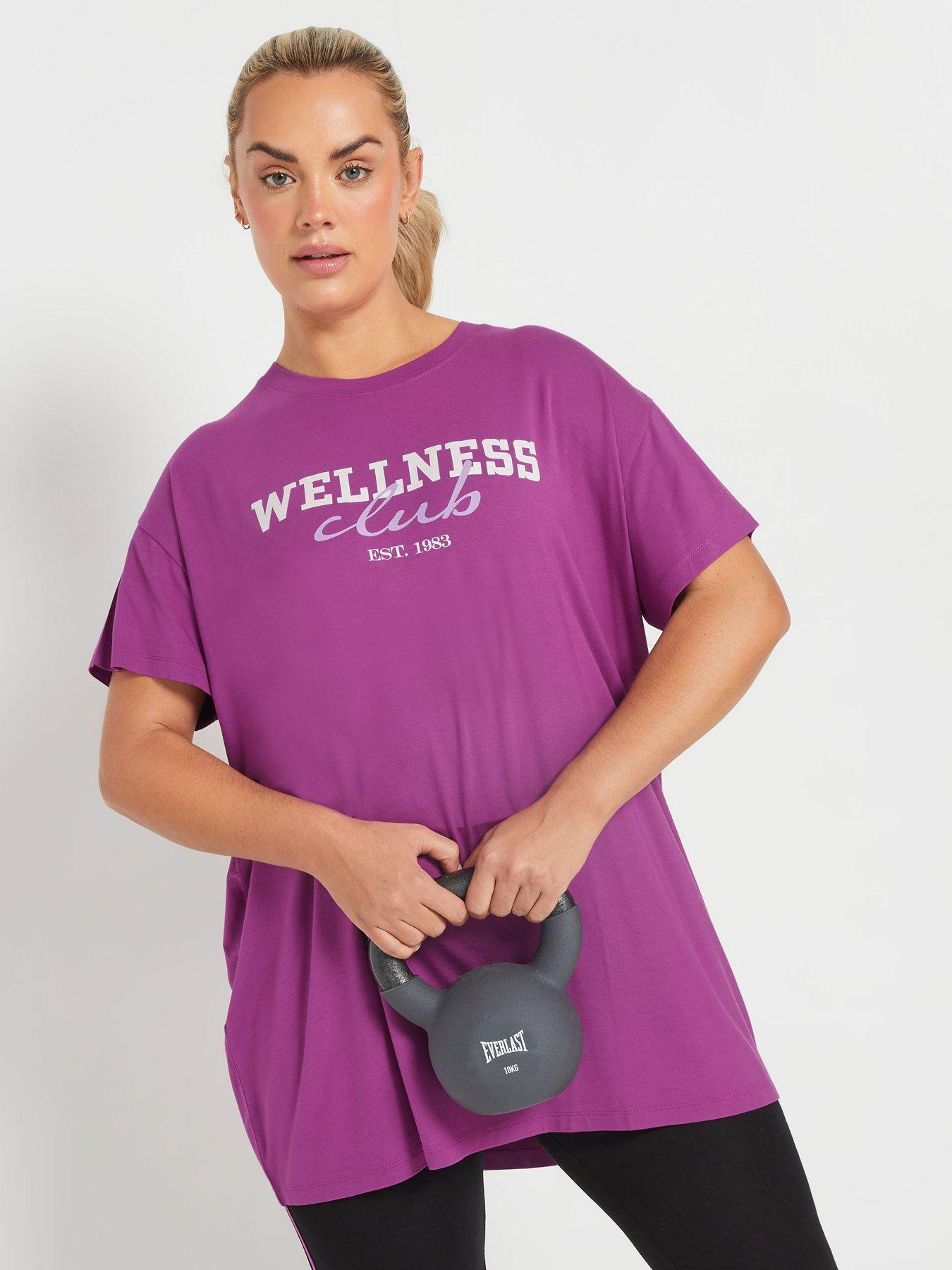 undefined Curve Wellness Club Active Top - Purple
