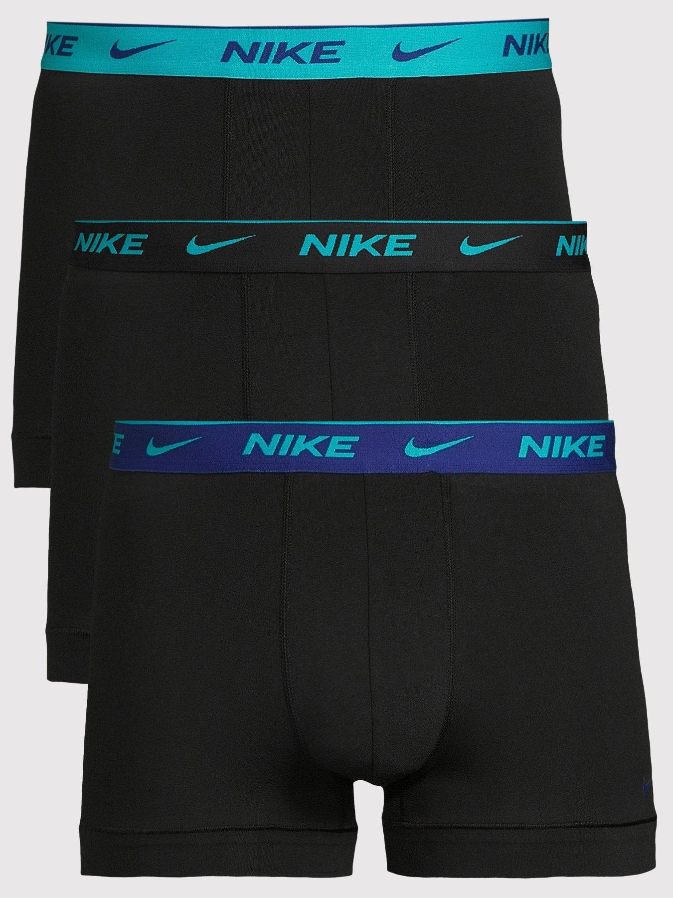 undefined Mens 3 Pack Trunks - Black