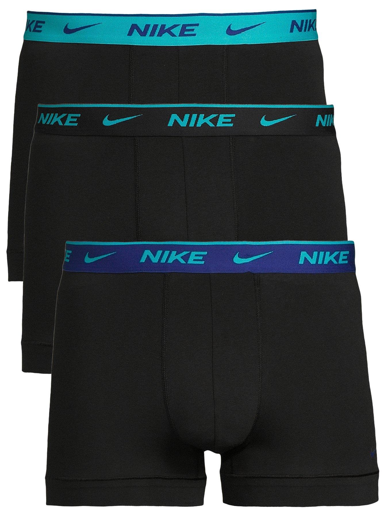 undefined Mens 3 Pack Trunks - Black