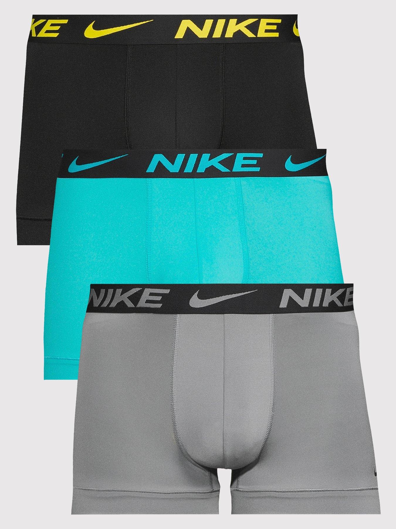 Nike Mens 3 Pack Trunks - Black/Multi