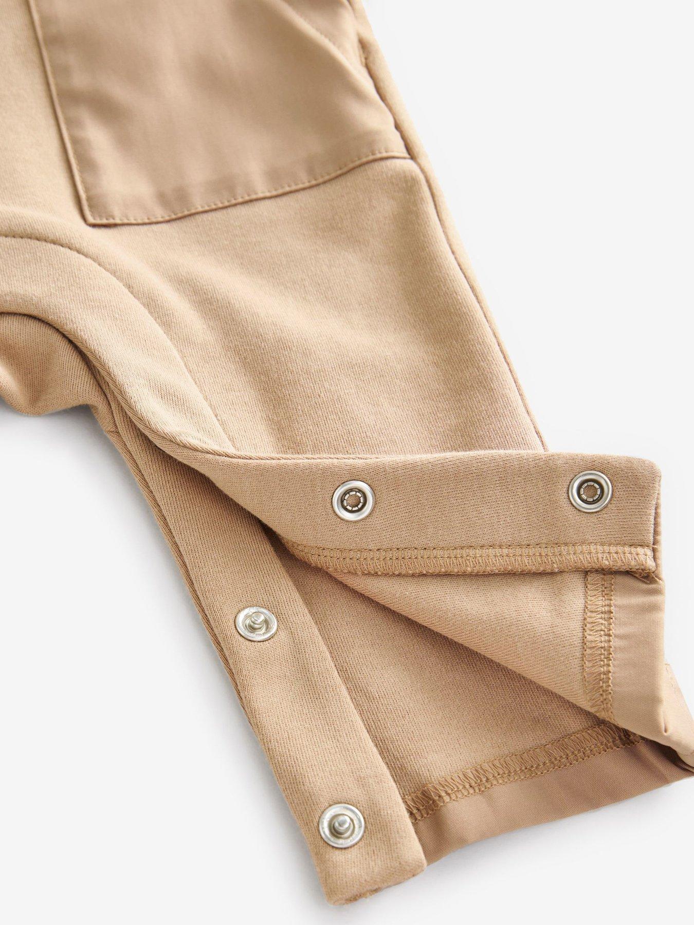 Image 5 of 6 of Ted Baker Baby Boys Dungarees - Beige