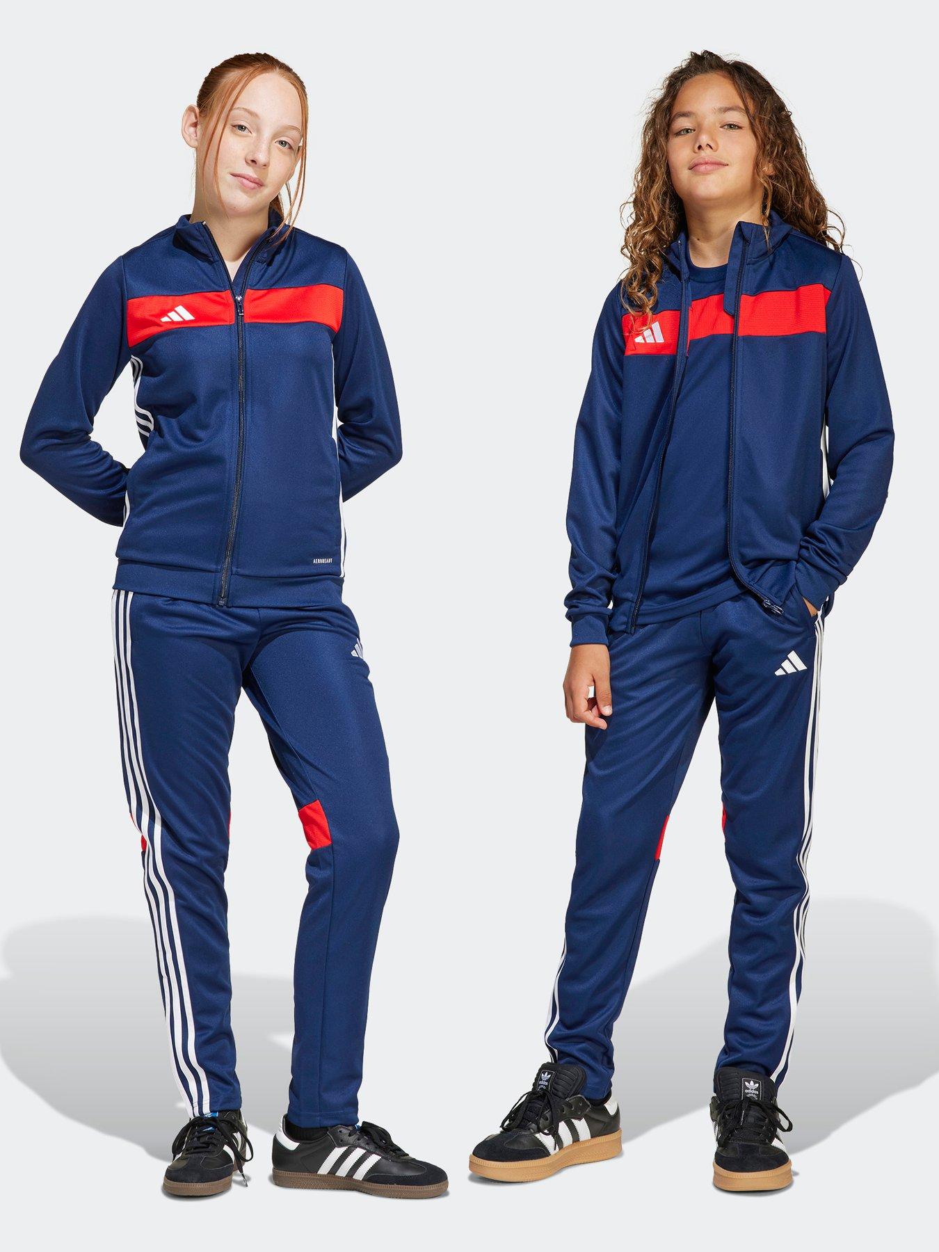 adidas Youth Tiro Essentials Tracksuit - Navy