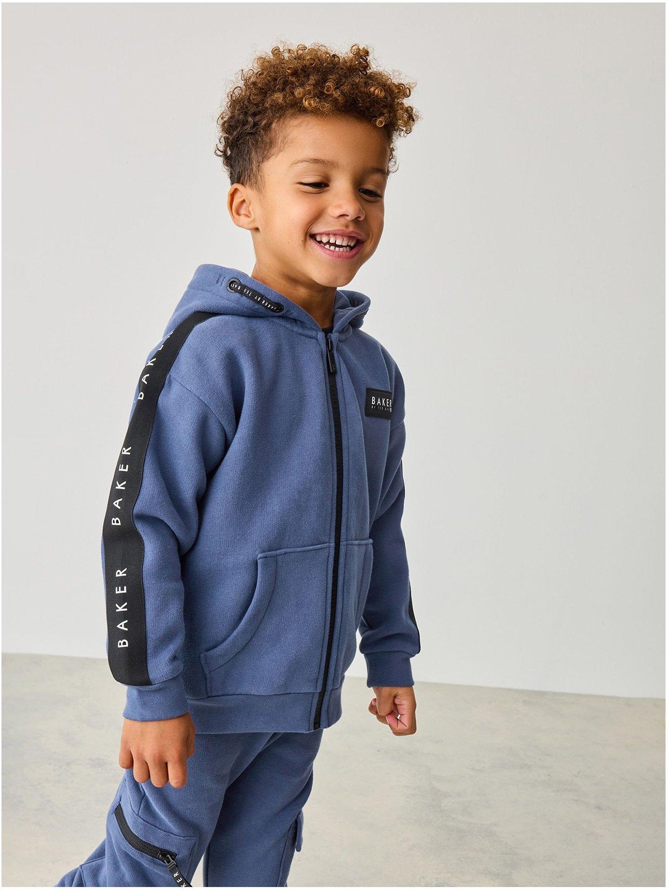 undefined Boy Zip Through Jacket - Blue
