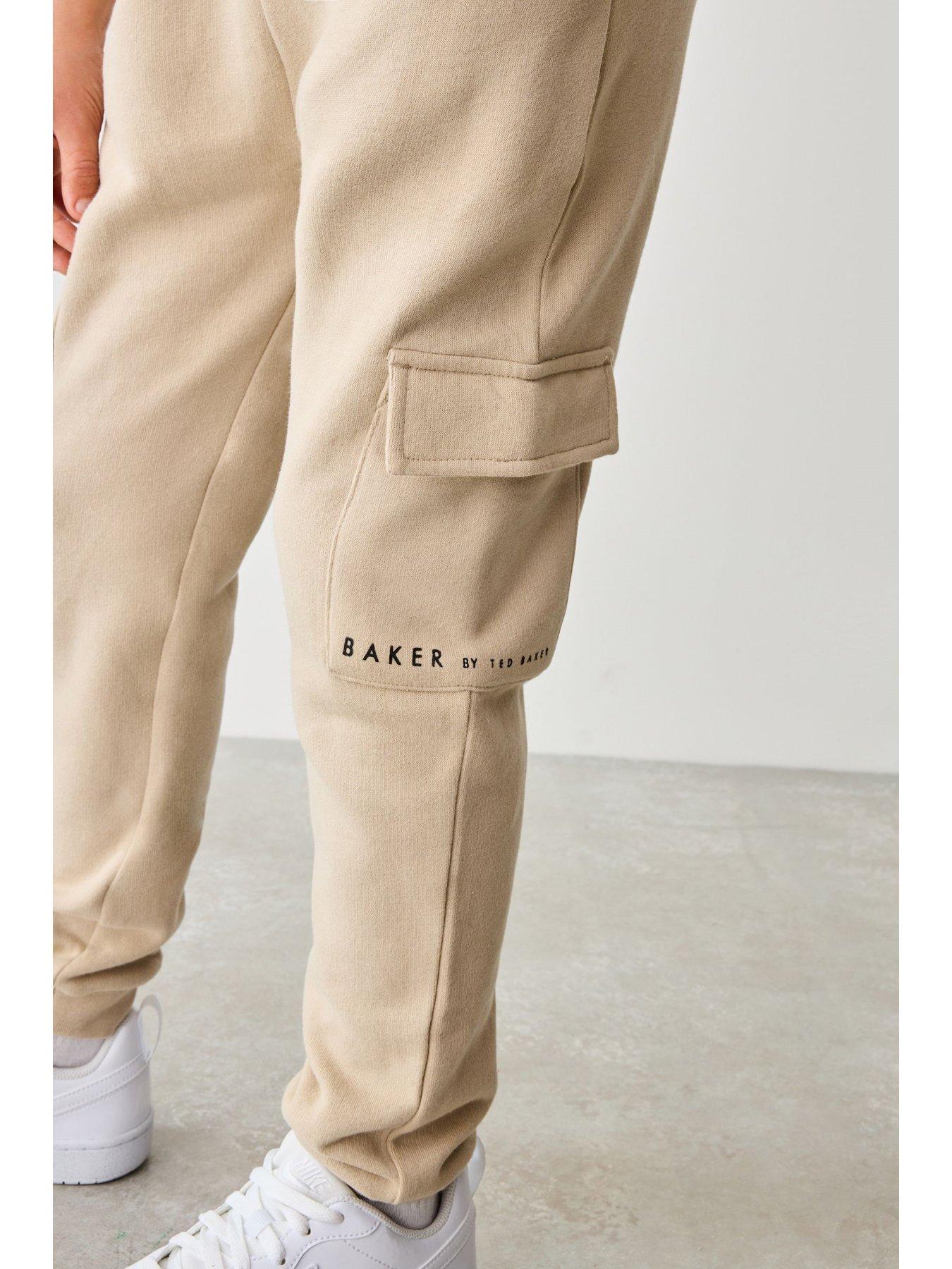 Image 5 of 5 of Ted Baker Boys Cargo Joggers - Beige