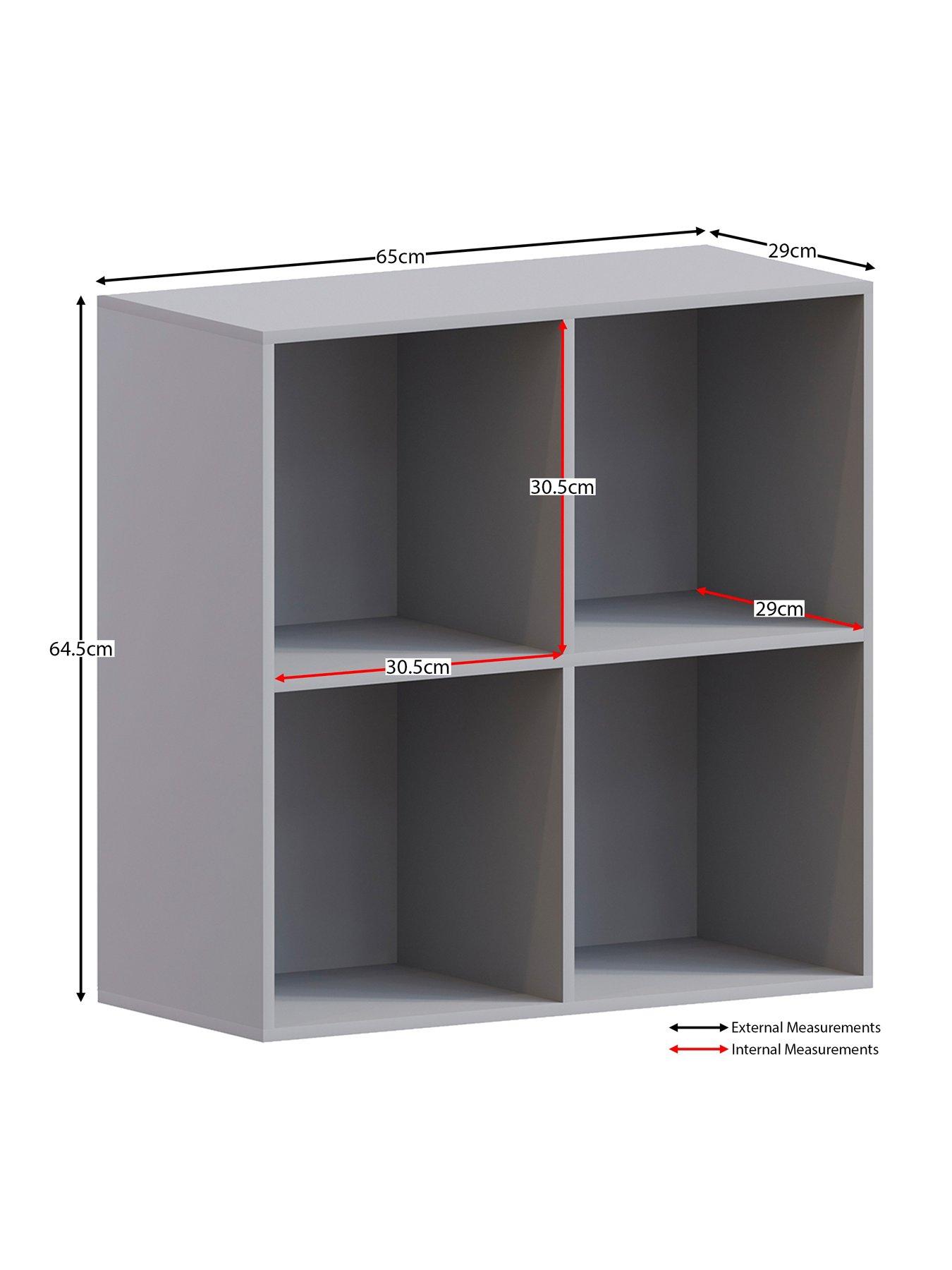 Image 7 of 7 of Vida Designs Durham 2x2 Cube Storage Unit