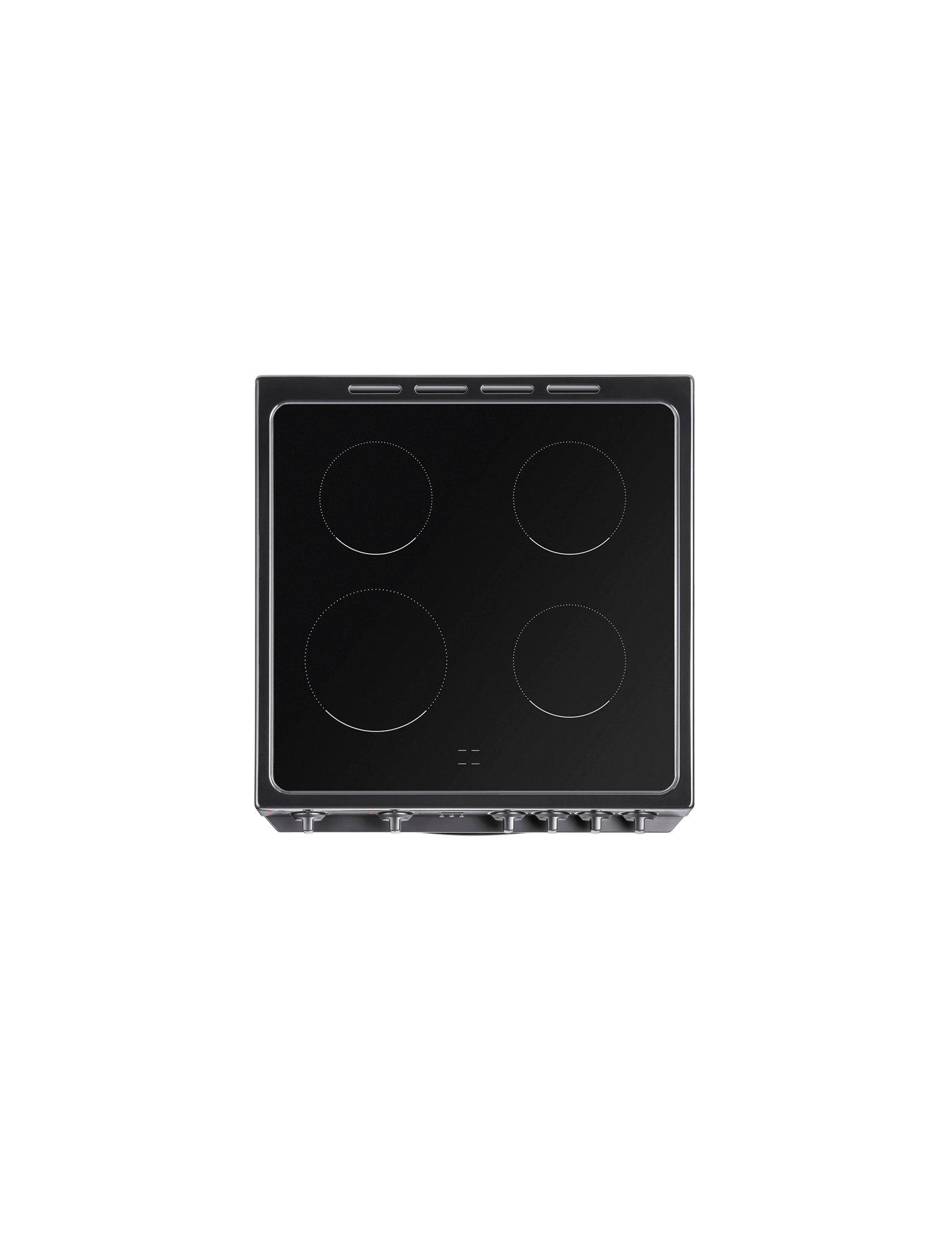 Image 3 of 6 of Swan SX16730B 60cm Electric Double Oven Ceramic Hob Cooker - Black