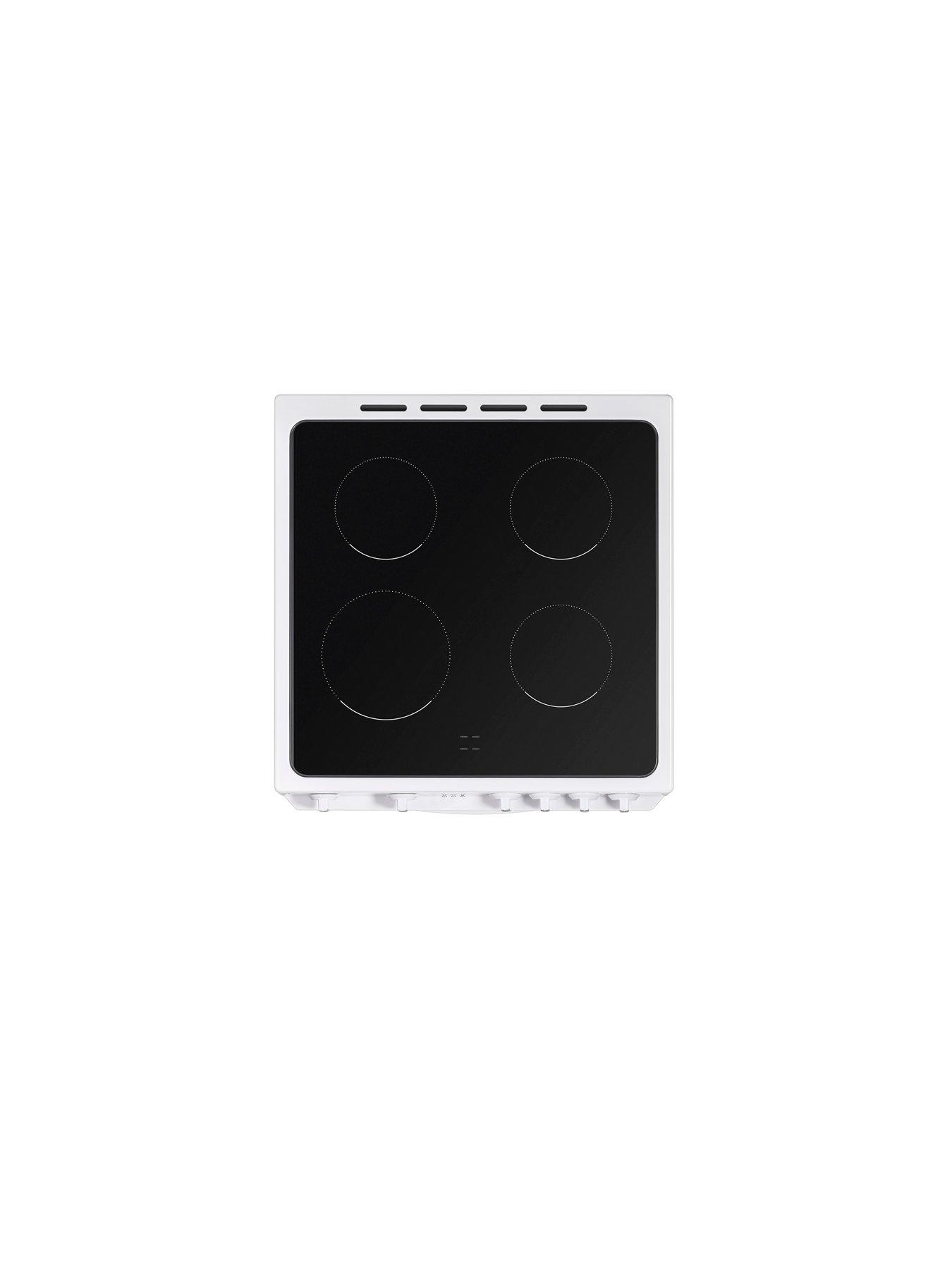 Image 3 of 6 of Swan SX16720W 60cm Electric Twin Oven Ceramic Hob Cooker - White
