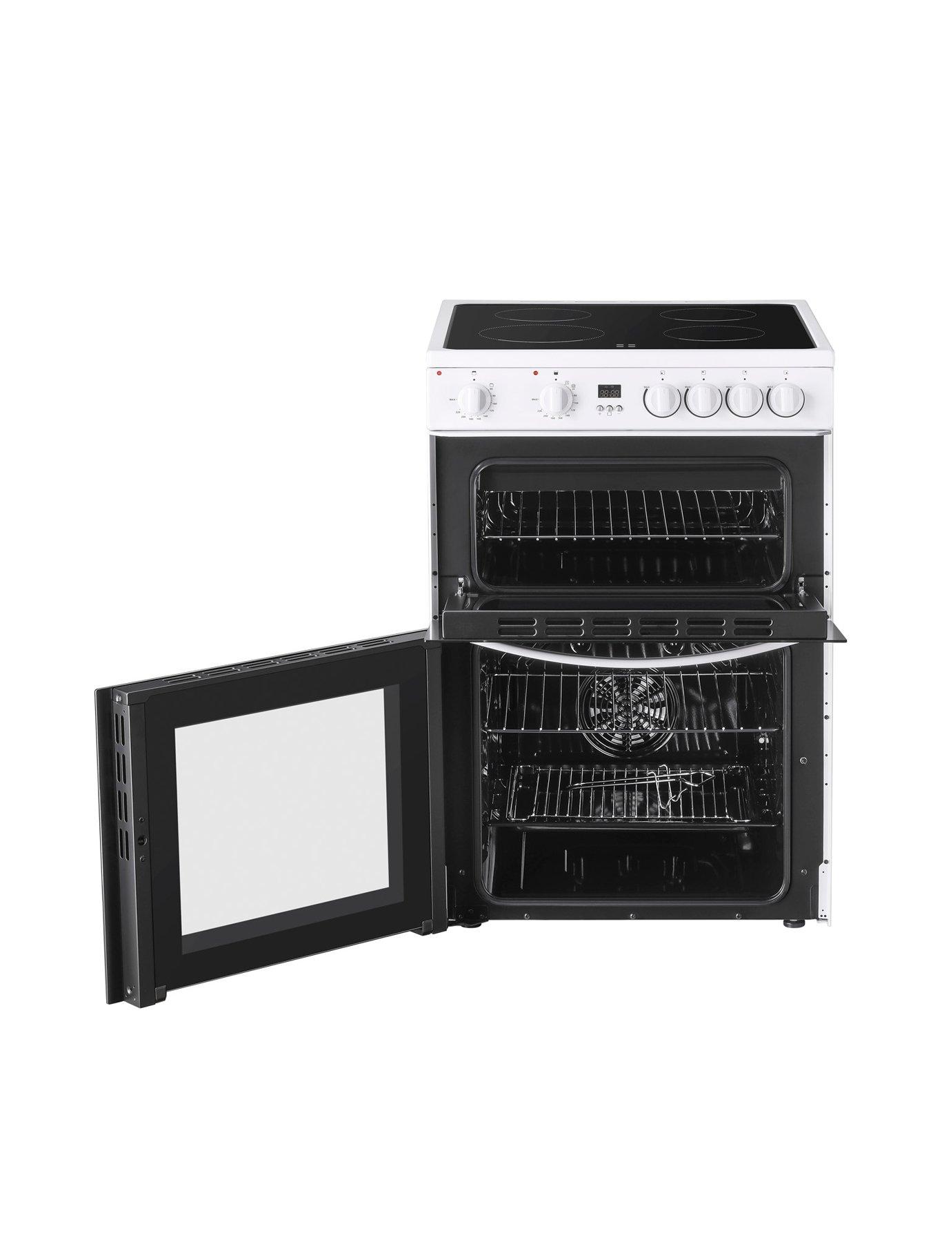 Image 5 of 6 of Swan SX16720W 60cm Electric Twin Oven Ceramic Hob Cooker - White