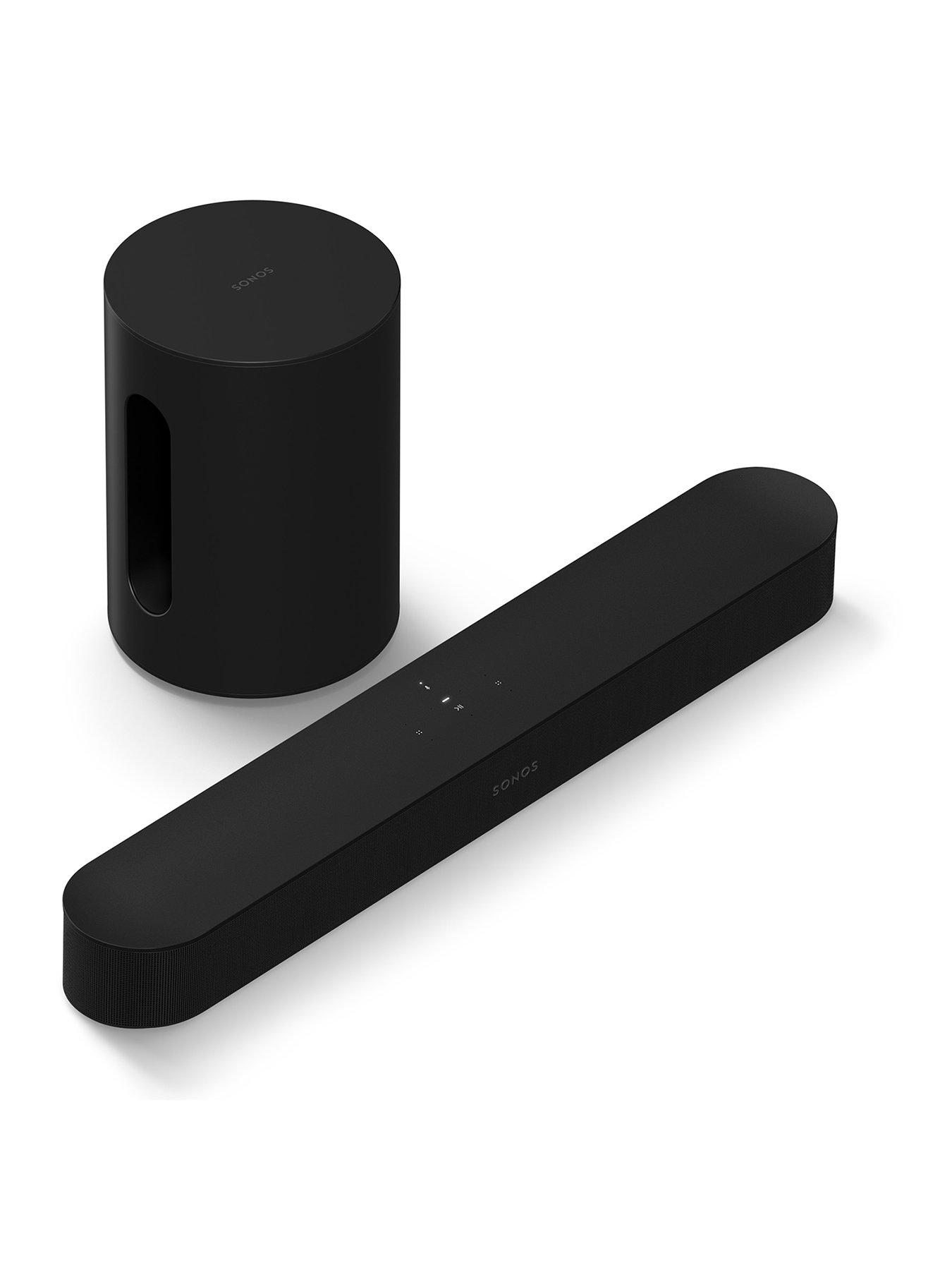 Sonos Beam (Gen2) & Sub Mini Wireless Subwoofer - Black