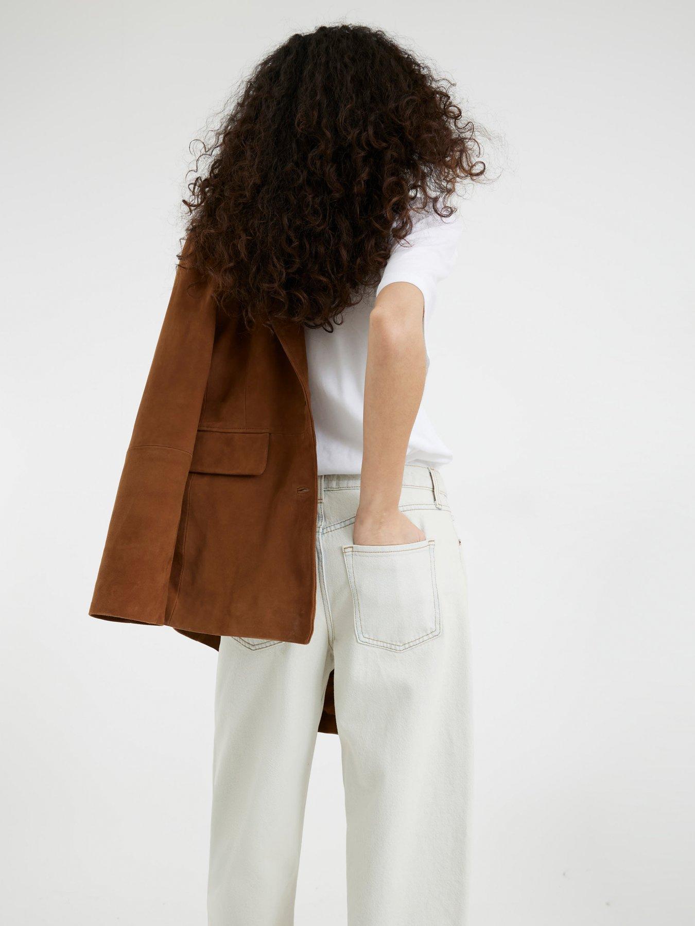 Image 2 of 5 of River Island Barrel Jean - Ecru