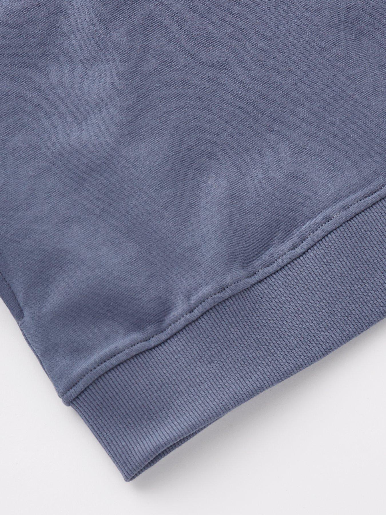Image 4 of 4 of V by Very Boys Sweat T-Shirt With Chest Embroidery - Blue