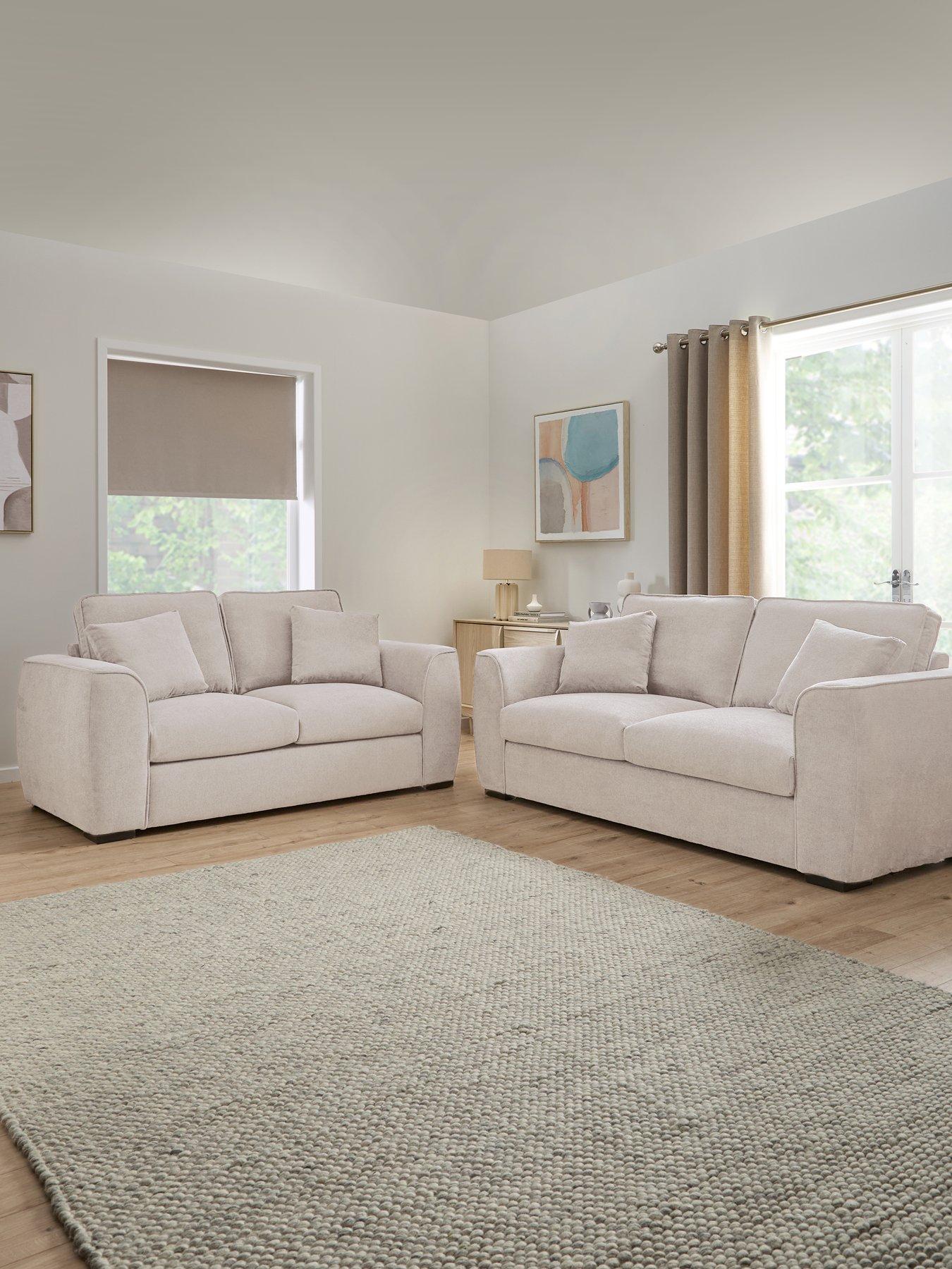 undefined Seoul 3 + 2 Seater Fabric Sofa Set (Buy  &  SAVE!) - FSC® Certified