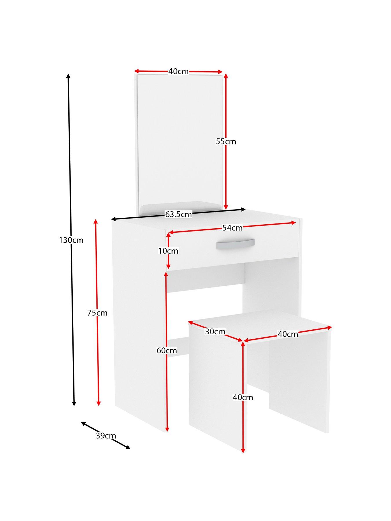 Image 7 of 7 of Vida Designs Isla Dressing Table