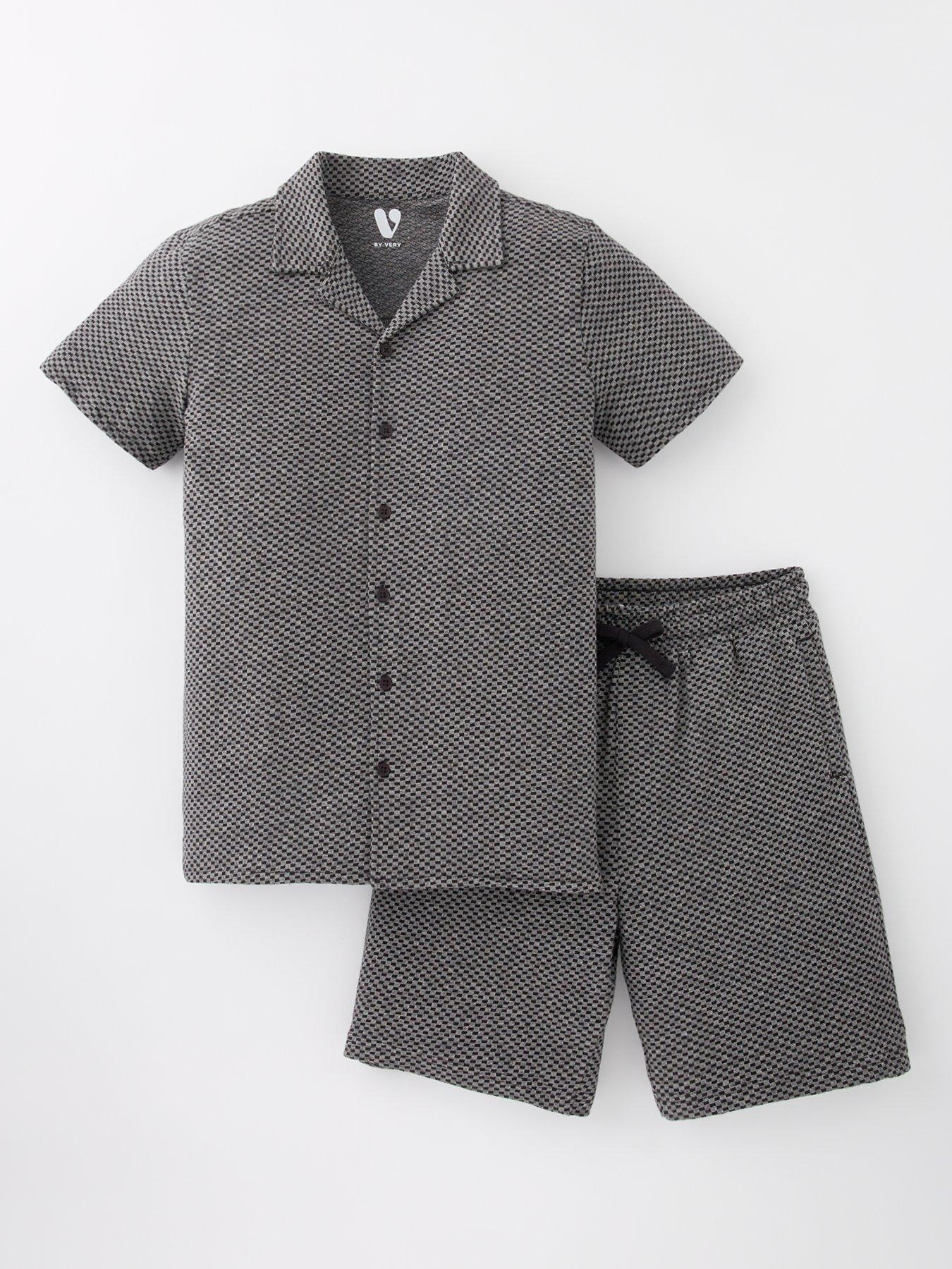 undefined Boys Jacquard Shirt And Short Set - Multi