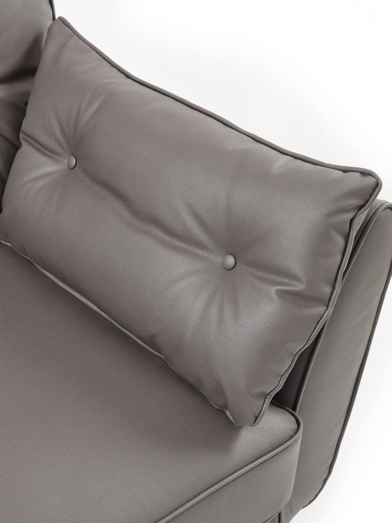 Image 5 of 7 of The Very Collection Paulo 3 +&nbsp;2&nbsp;Seater Faux Leather Sofa Set (Buy &amp; SAVE!)&nbsp;&nbsp;- FSC&reg; Certified