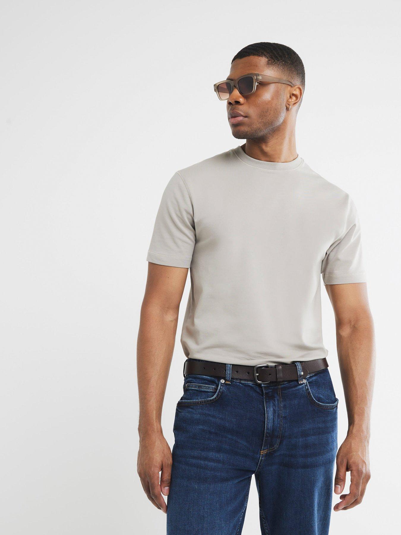 undefined Essentials Slim Fit T-Shirt - Light Grey