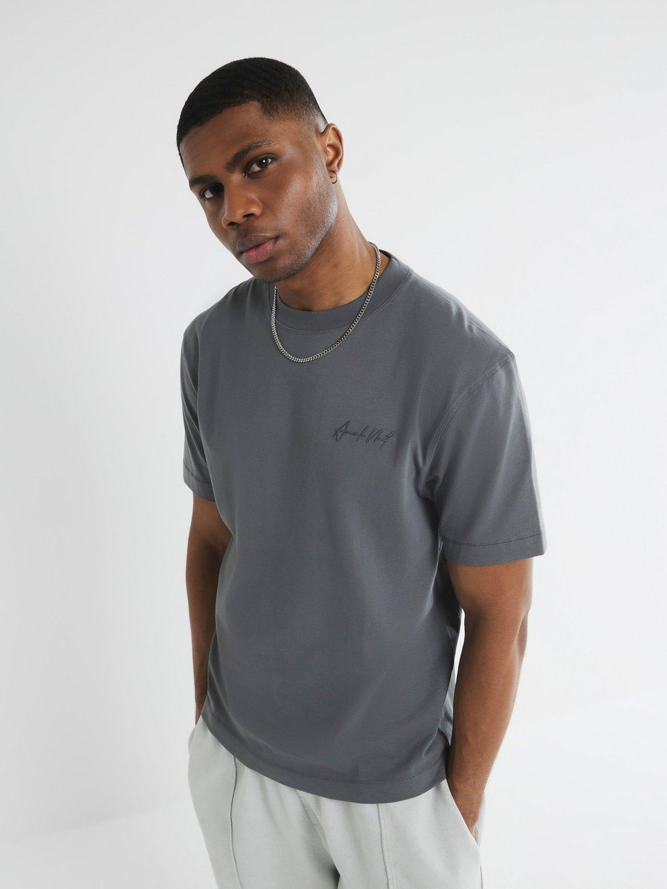 undefined Essentials Regular Fit T-Shirt - Grey