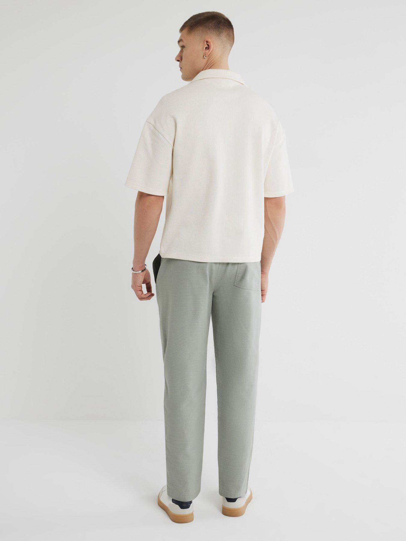 Image 2 of 5 of River Island Beck Pull On Trousers - Grey