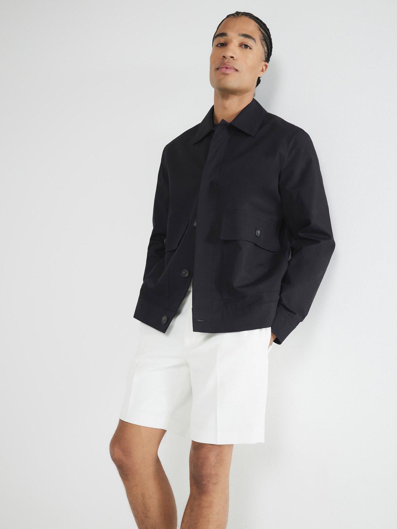 undefined Smart Waffle Shorts - White