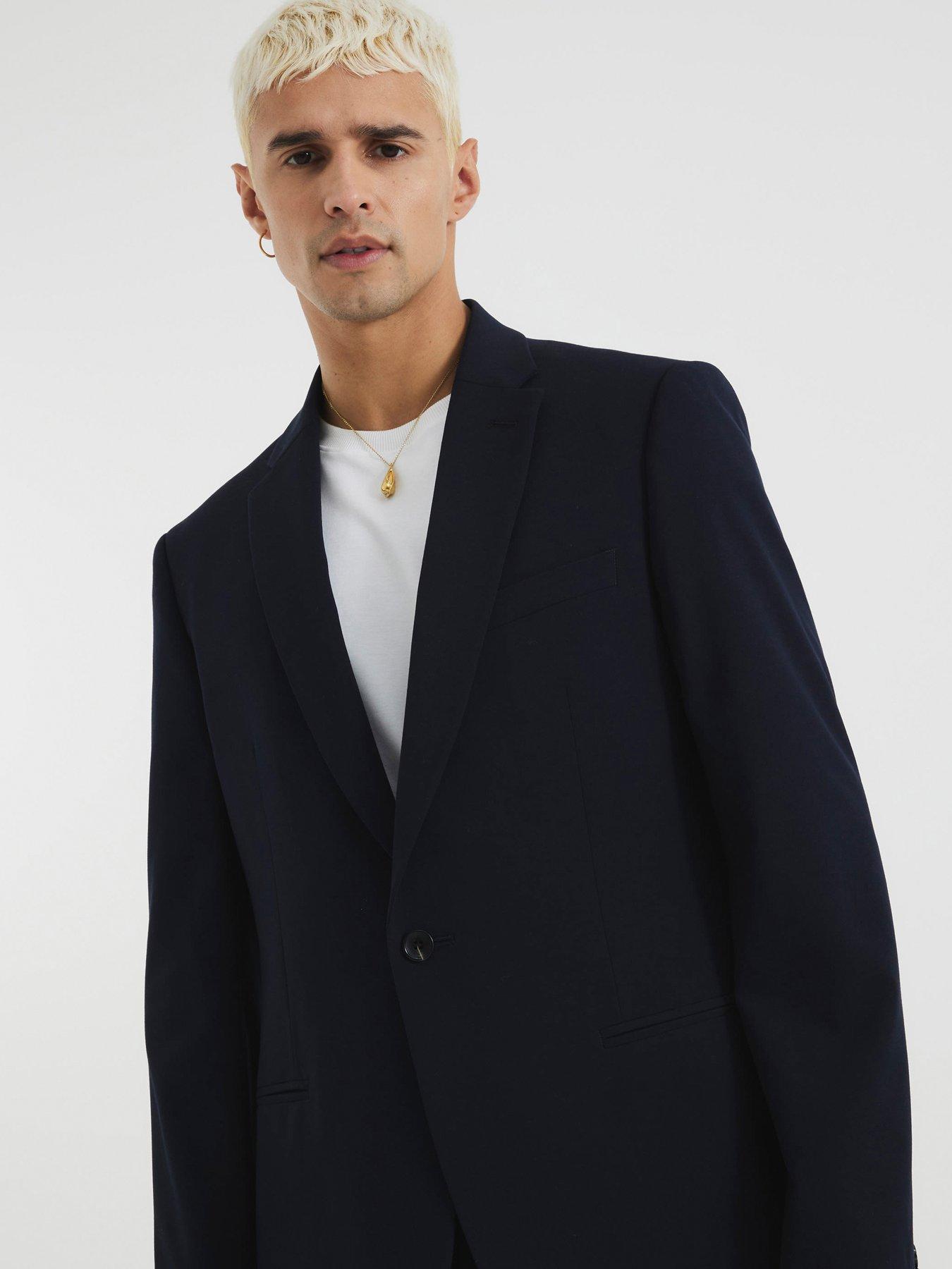undefined Skinny Fit Suit Jacket
