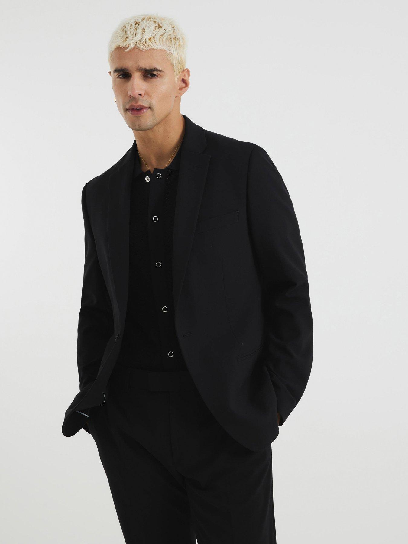 Image 1 of 4 of River Island Skinny Fit Suit Jacket