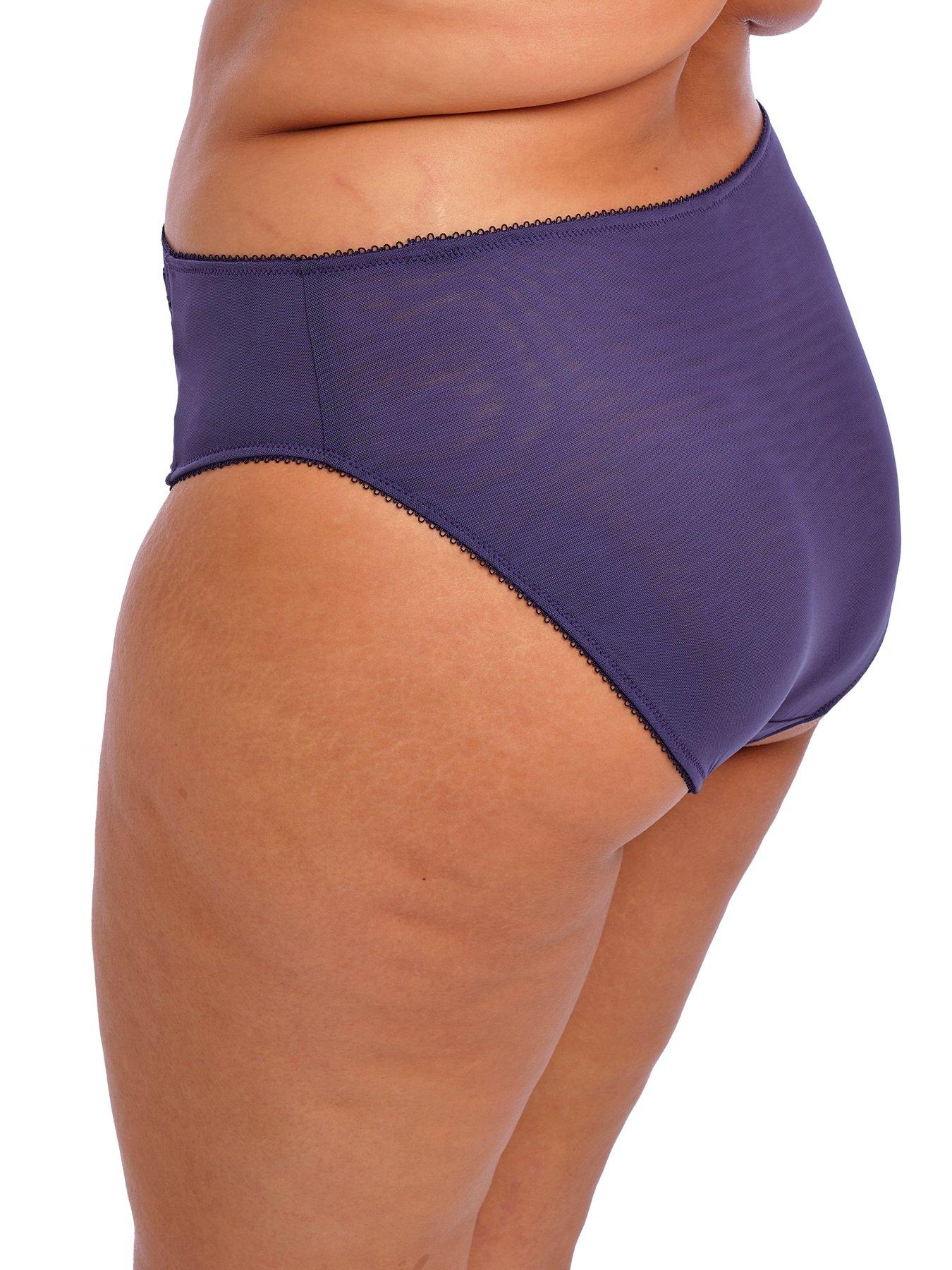 undefined Himari High Leg Brief - Navy