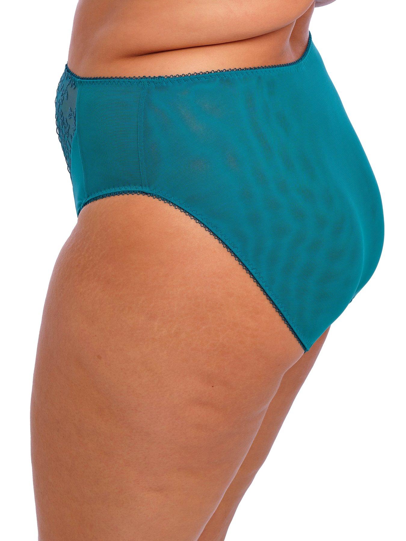 Image 1 of 3 of Elomi Zarla High Leg Brief -&nbsp;Green