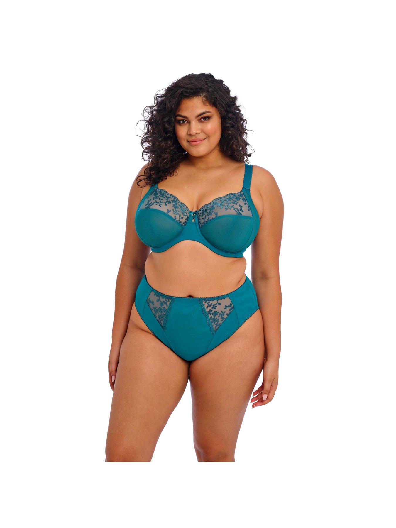 Image 2 of 3 of Elomi Zarla High Leg Brief -&nbsp;Green