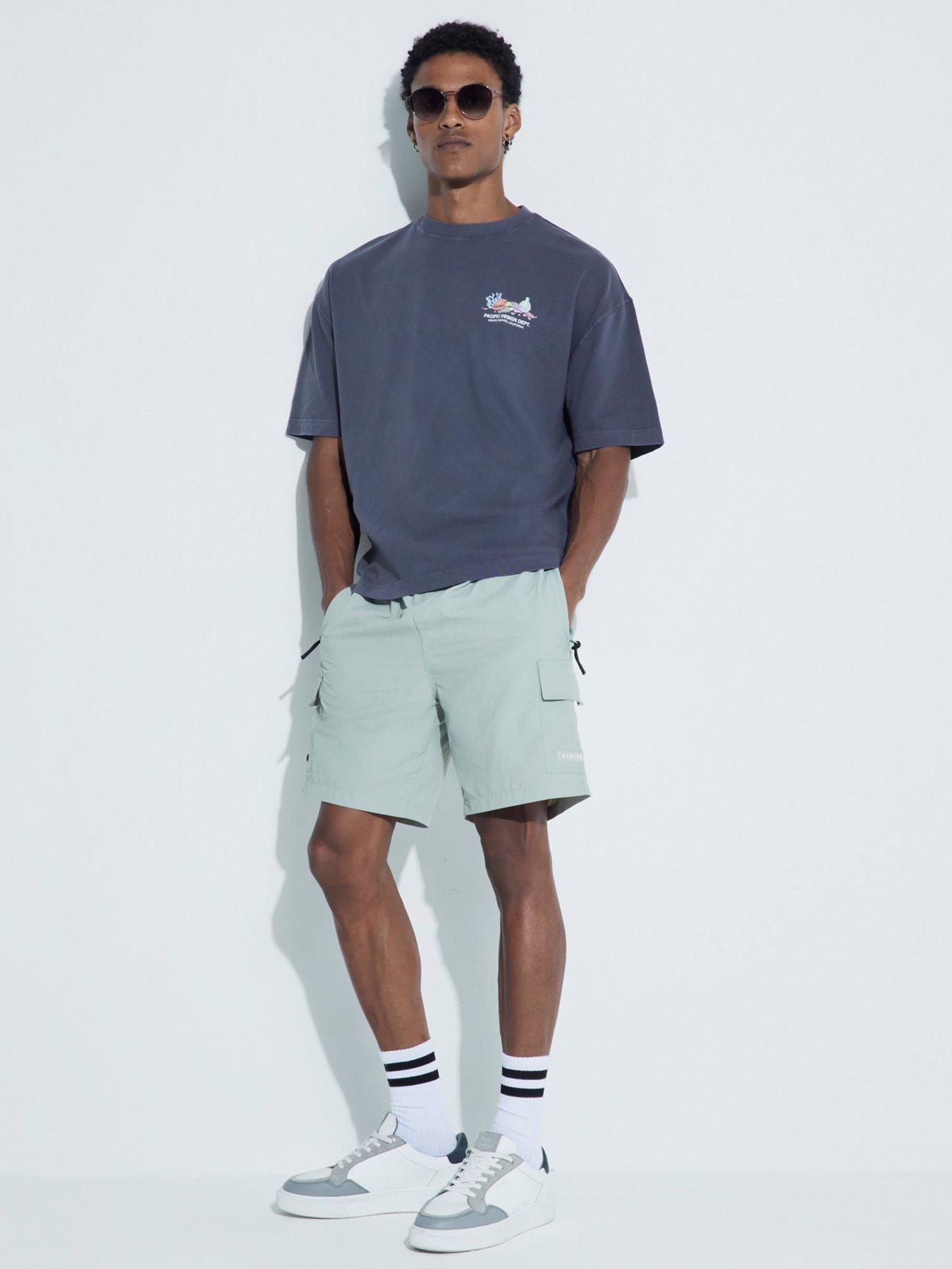 undefined Cargo Swim Shorts - Light Green