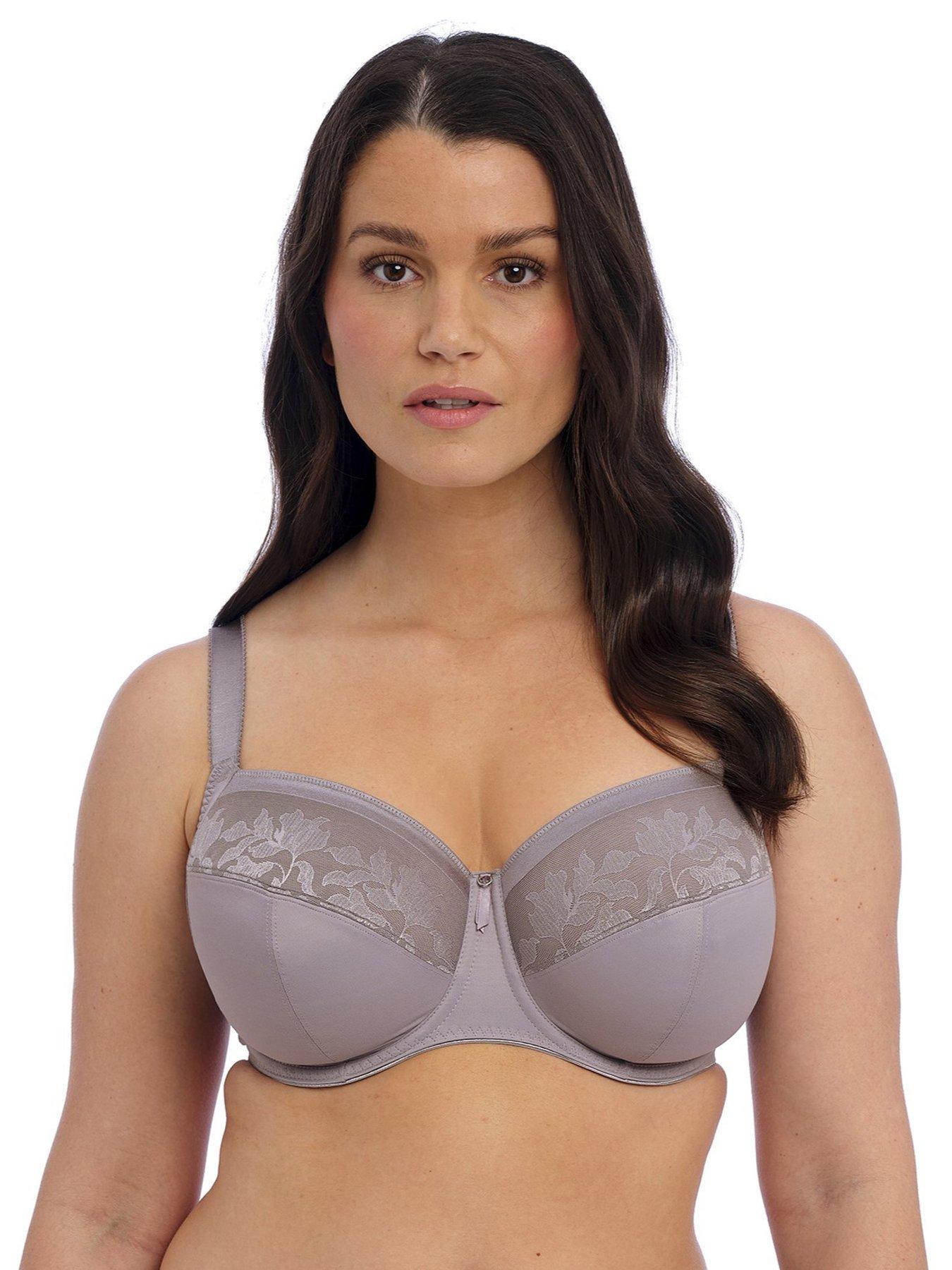 undefined Illusion Underwired Side Support Bra - Grey