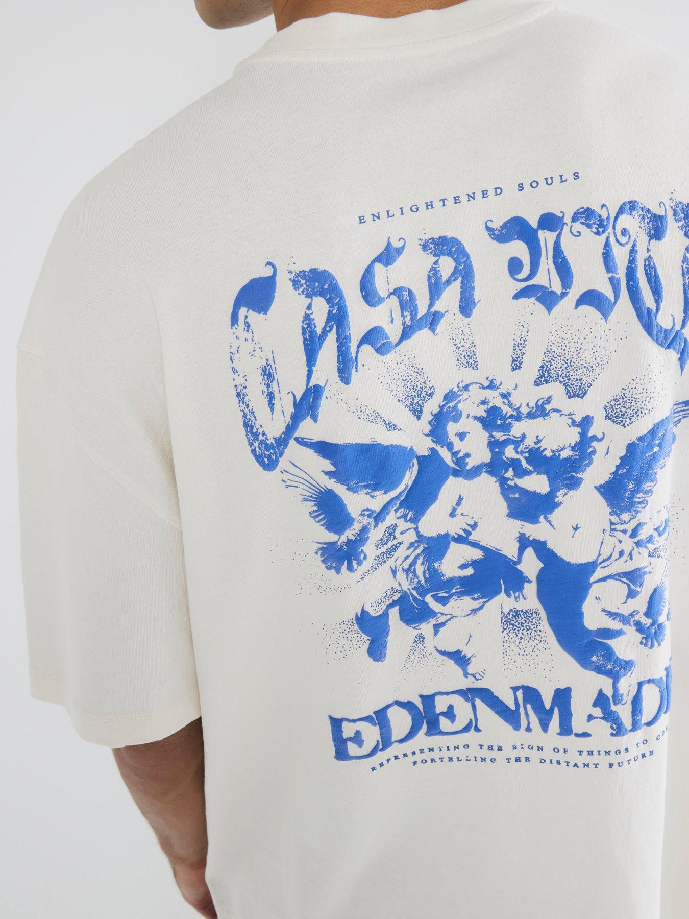 undefined Oversized Eden Made Gothic T-Shirt - White