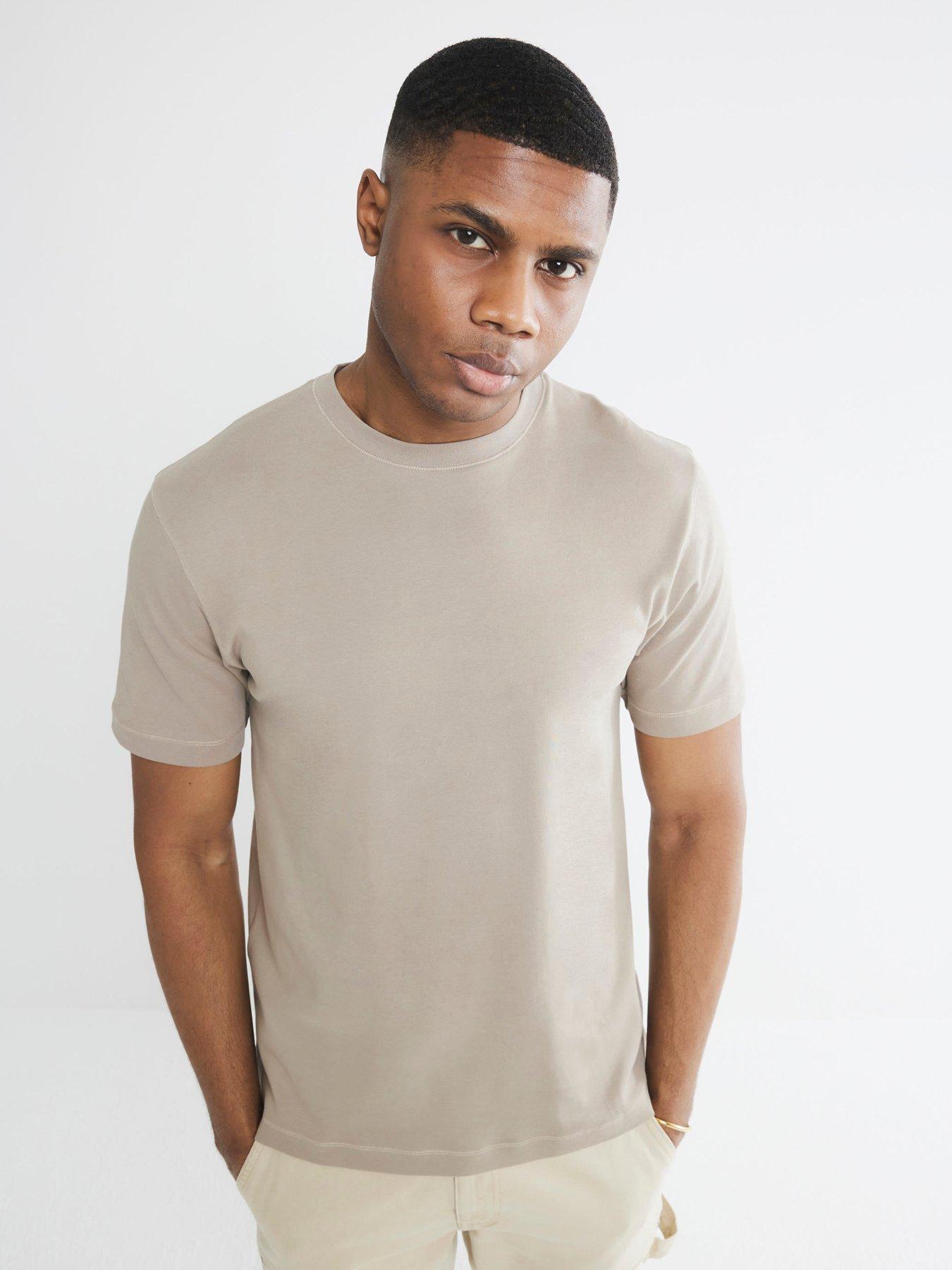 undefined Essentials Slim Fit T-Shirt - Beige