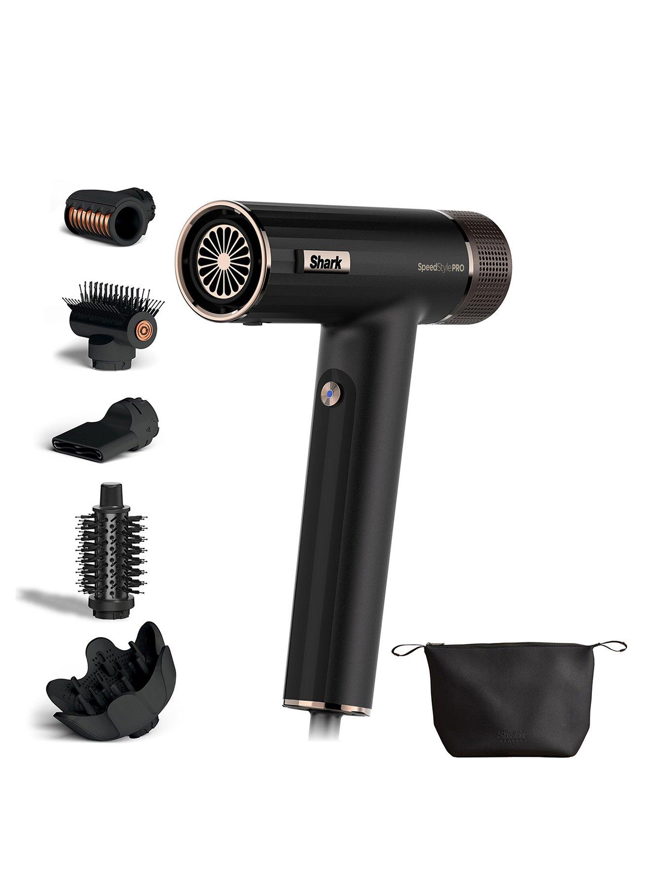 Shark SpeedStyle Pro 5-in-1 High-Velocity Hair Dryer System HD752UK, Black, Women