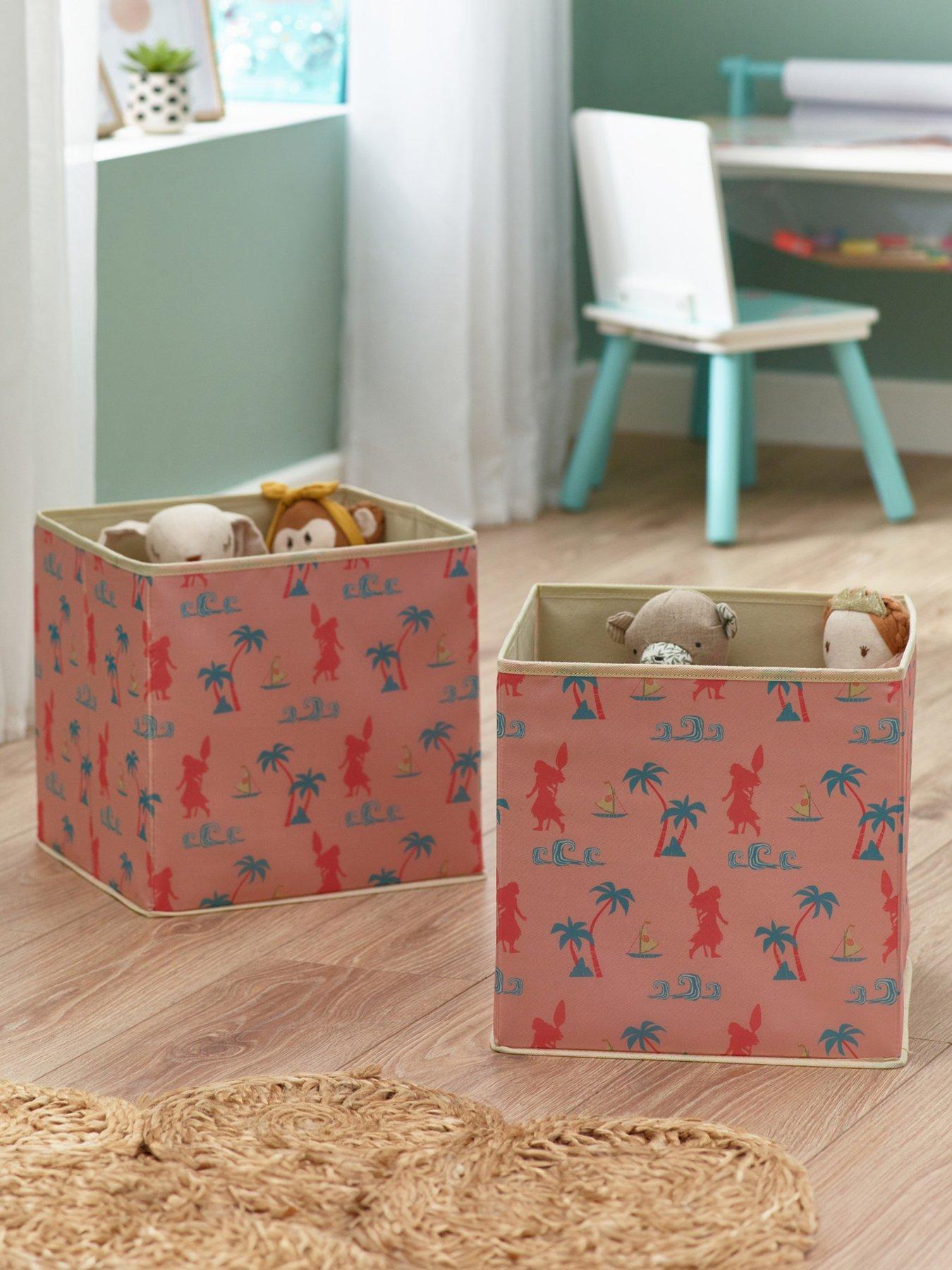 undefined Set of 2 Disney Moana Small Fabric Box