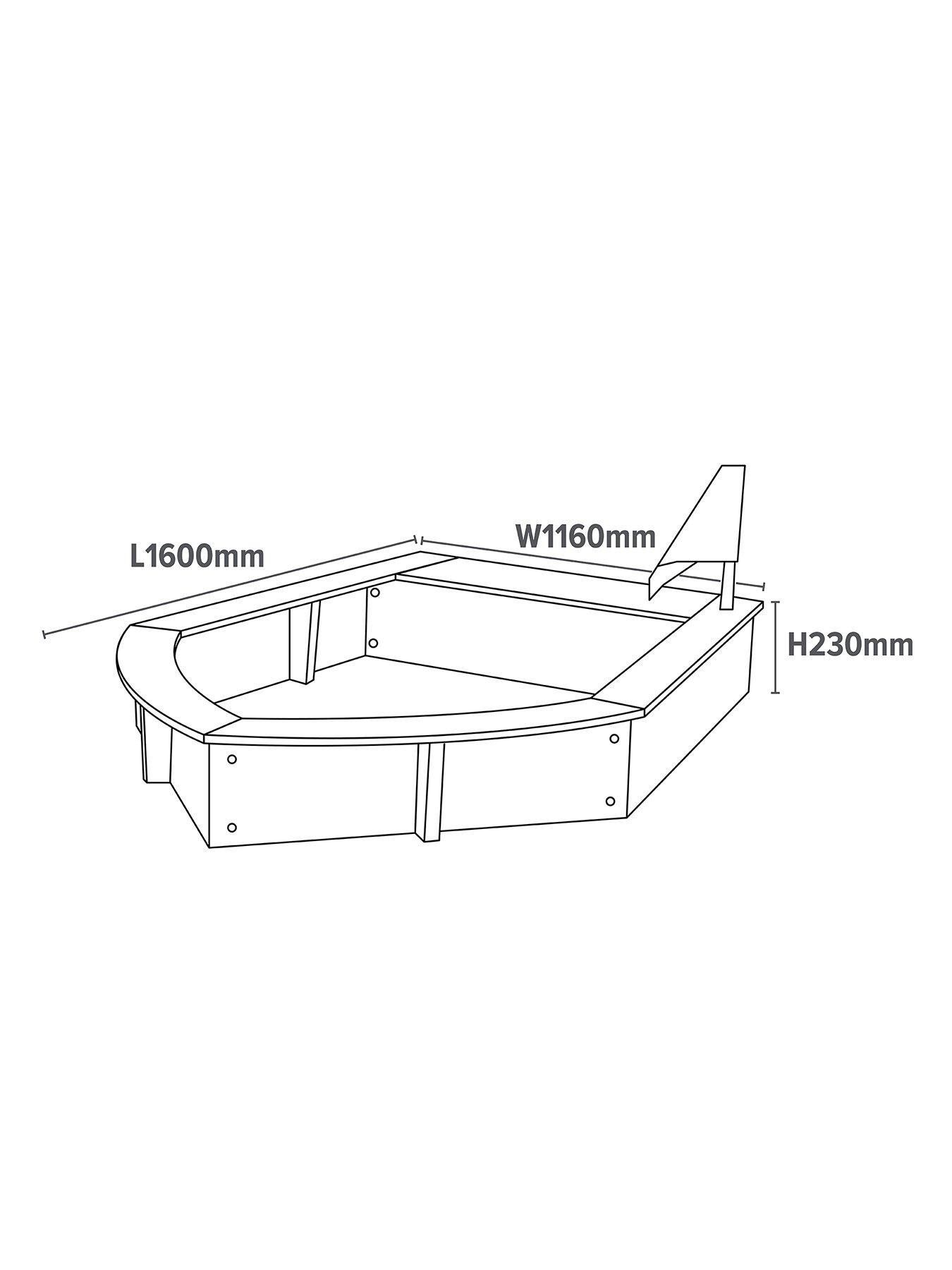 Image 7 of 7 of Liberty House Boat Sandpit with Cover