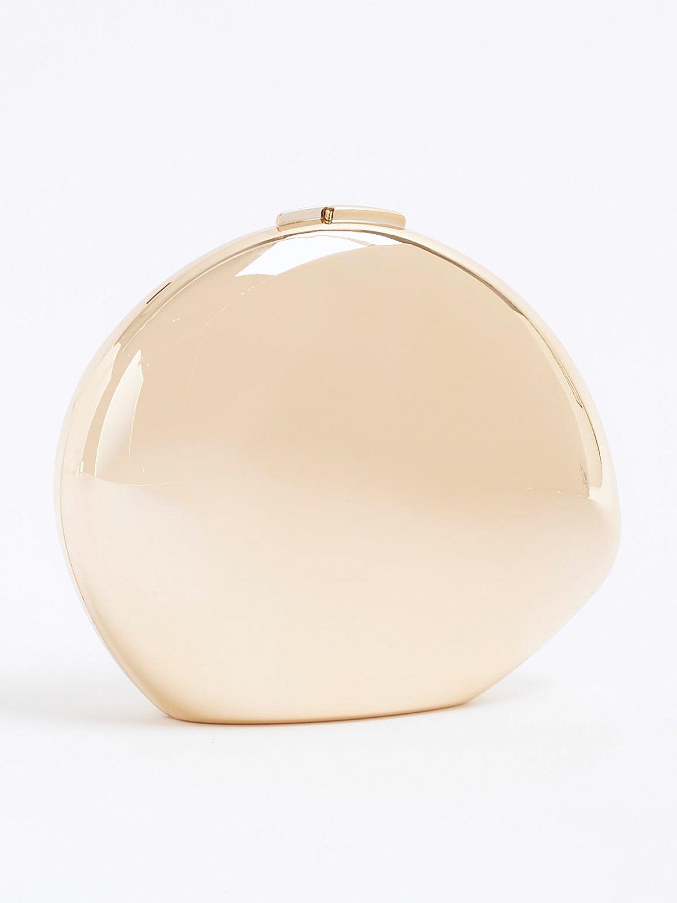 undefined Pebble Clutch Bag - Gold