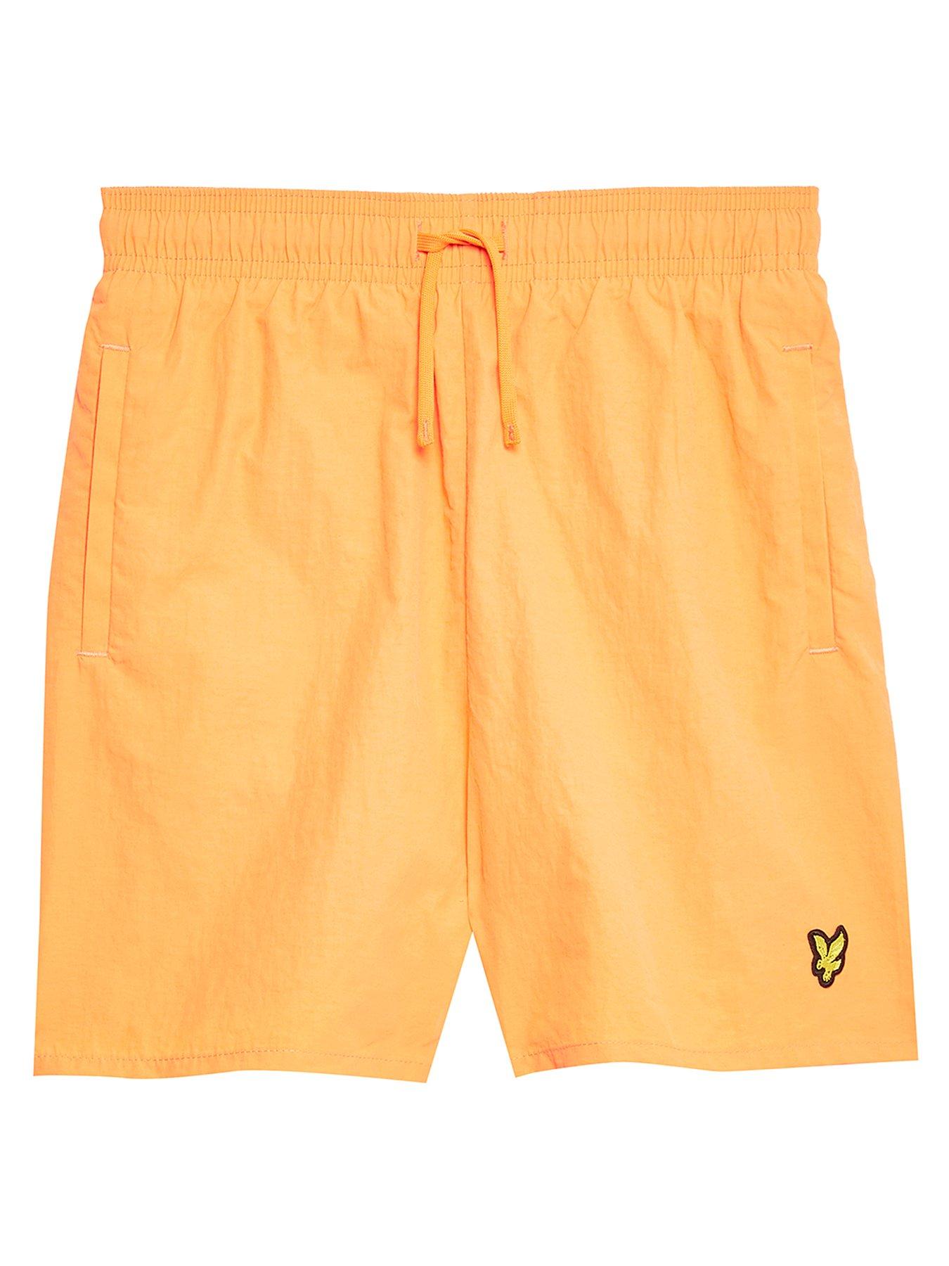undefined Boys Plain Swim Short - Orange