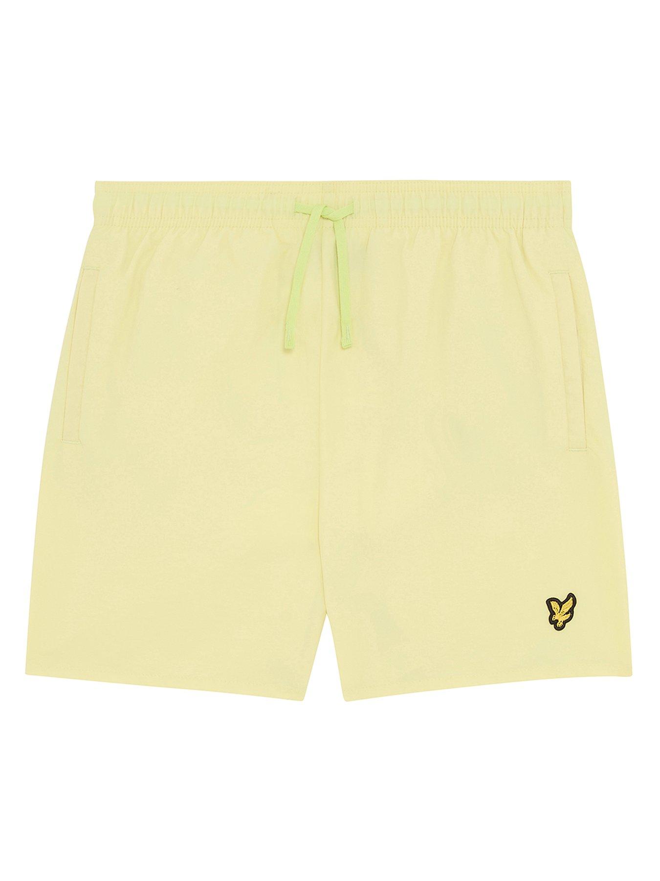 undefined Boys Plain Swim Short - Yellow