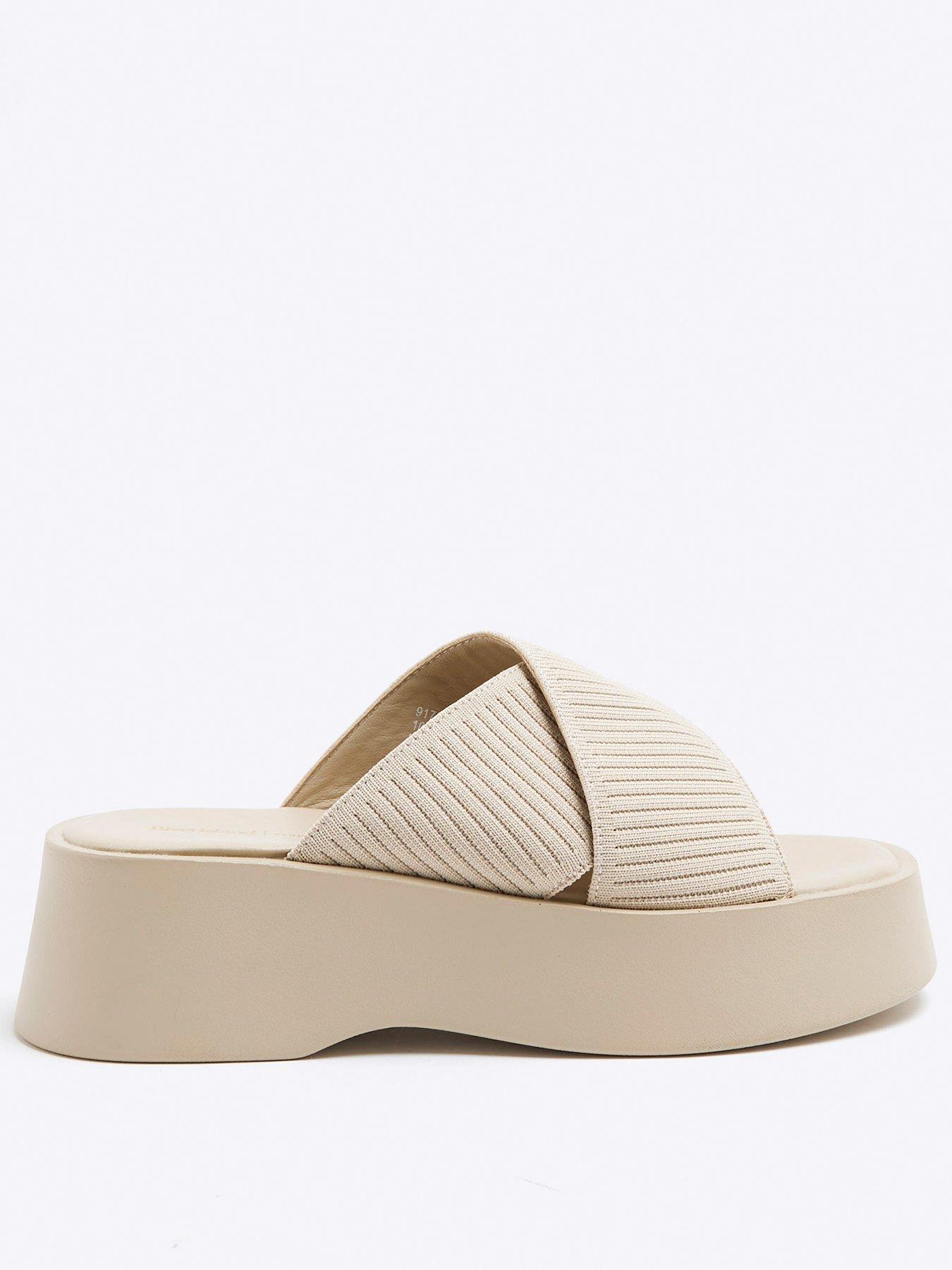undefined Flatform Mule Sandal - Cream