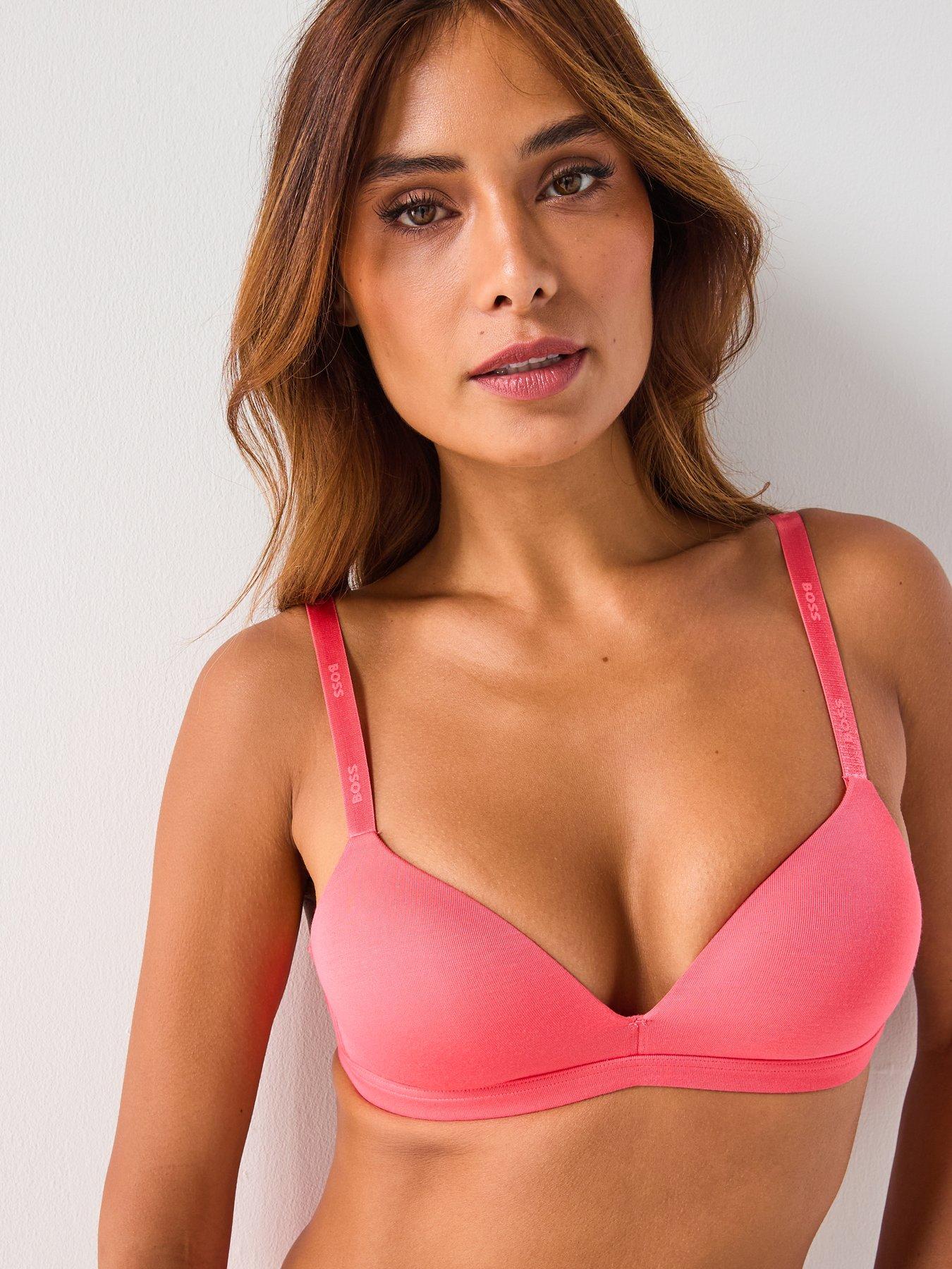BOSS Padded Traingle Bralette - Pink