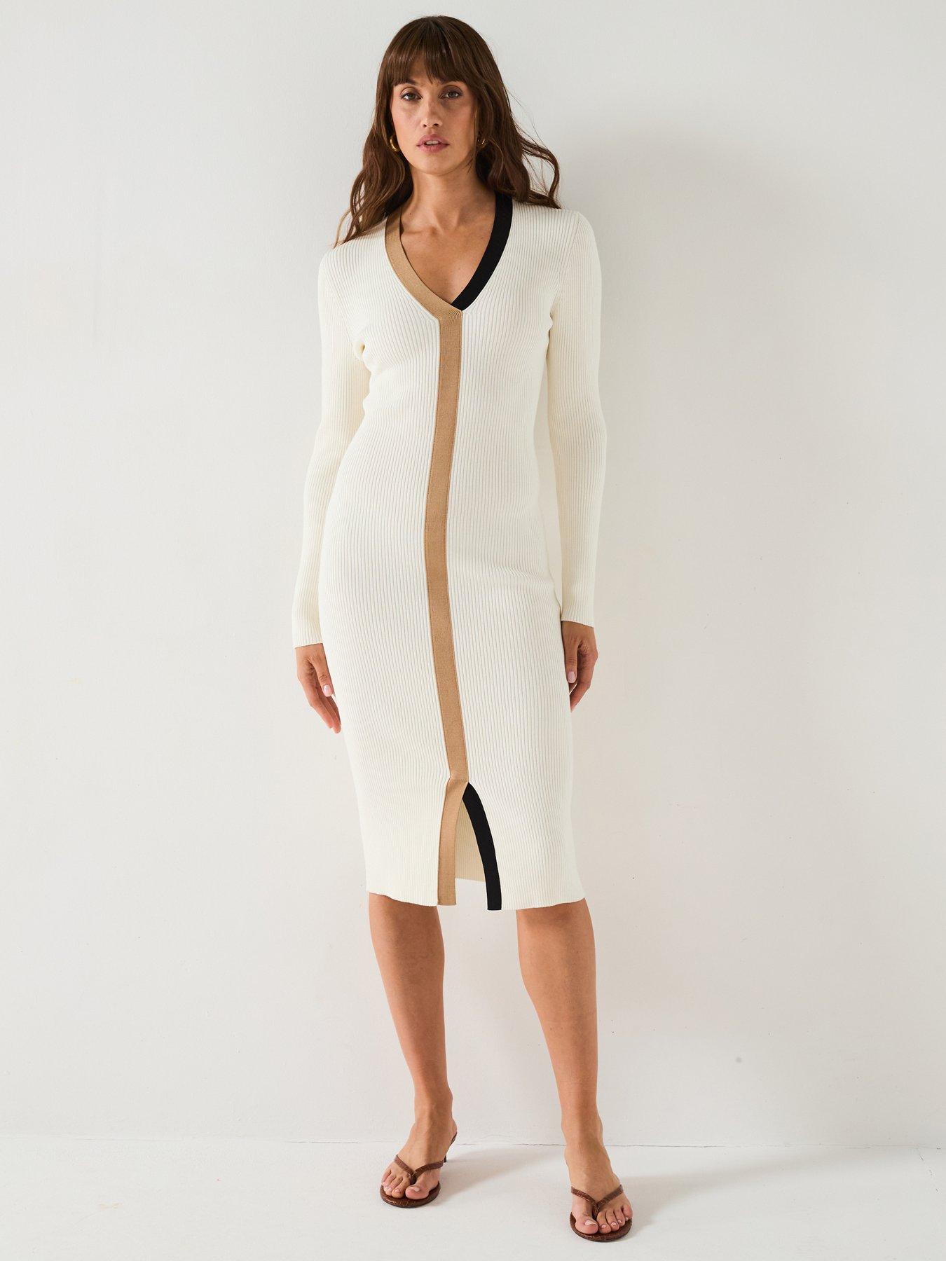 undefined Fabiri Knitted Dress - White