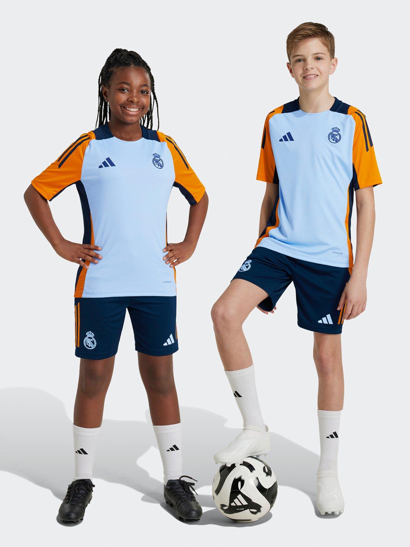 undefined Kid's Real Madrid Tiro 24 Competition Training Shorts - Blue