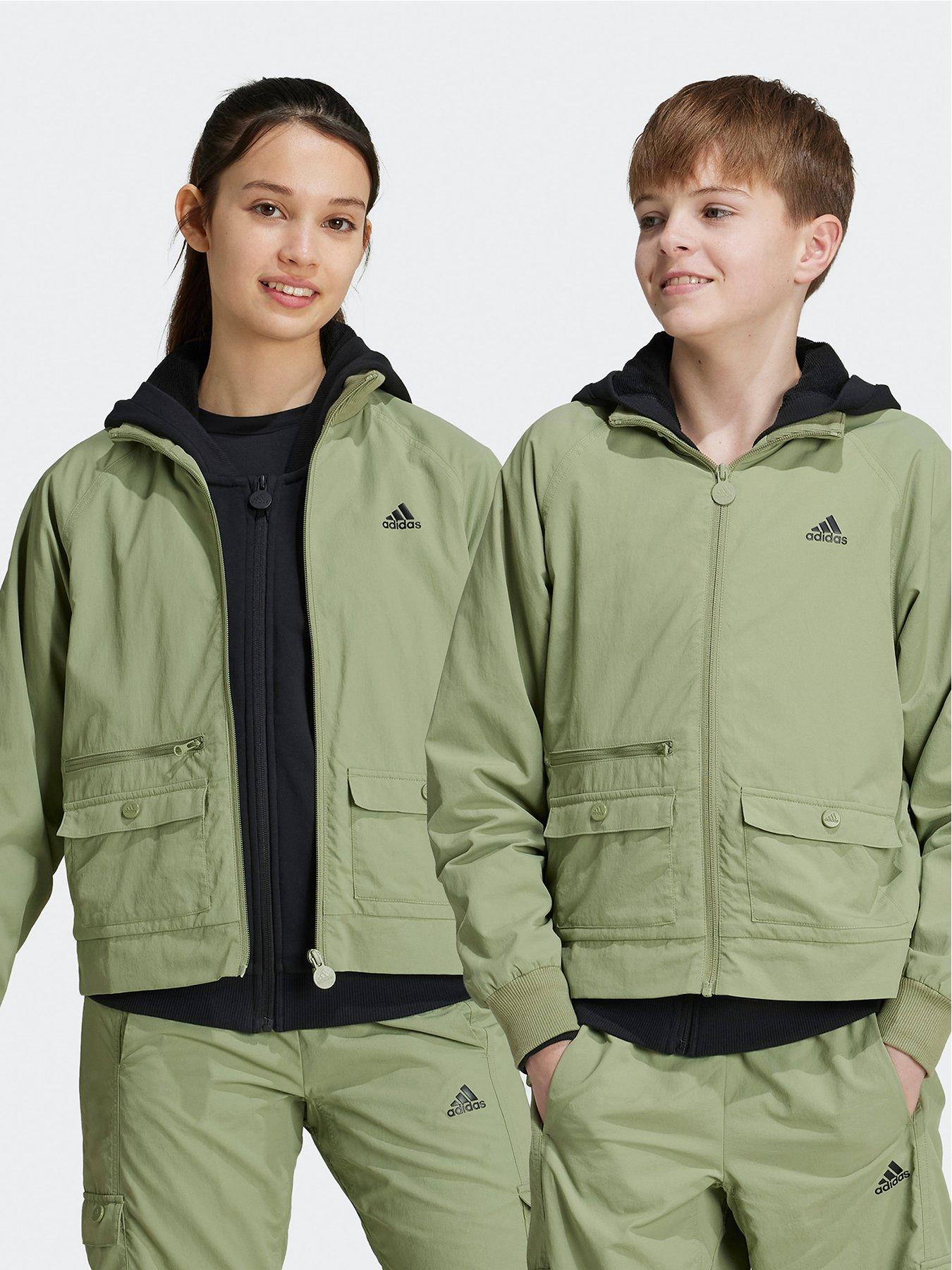 undefined Kid's Street Jam Woven Cargo Jacket - Green