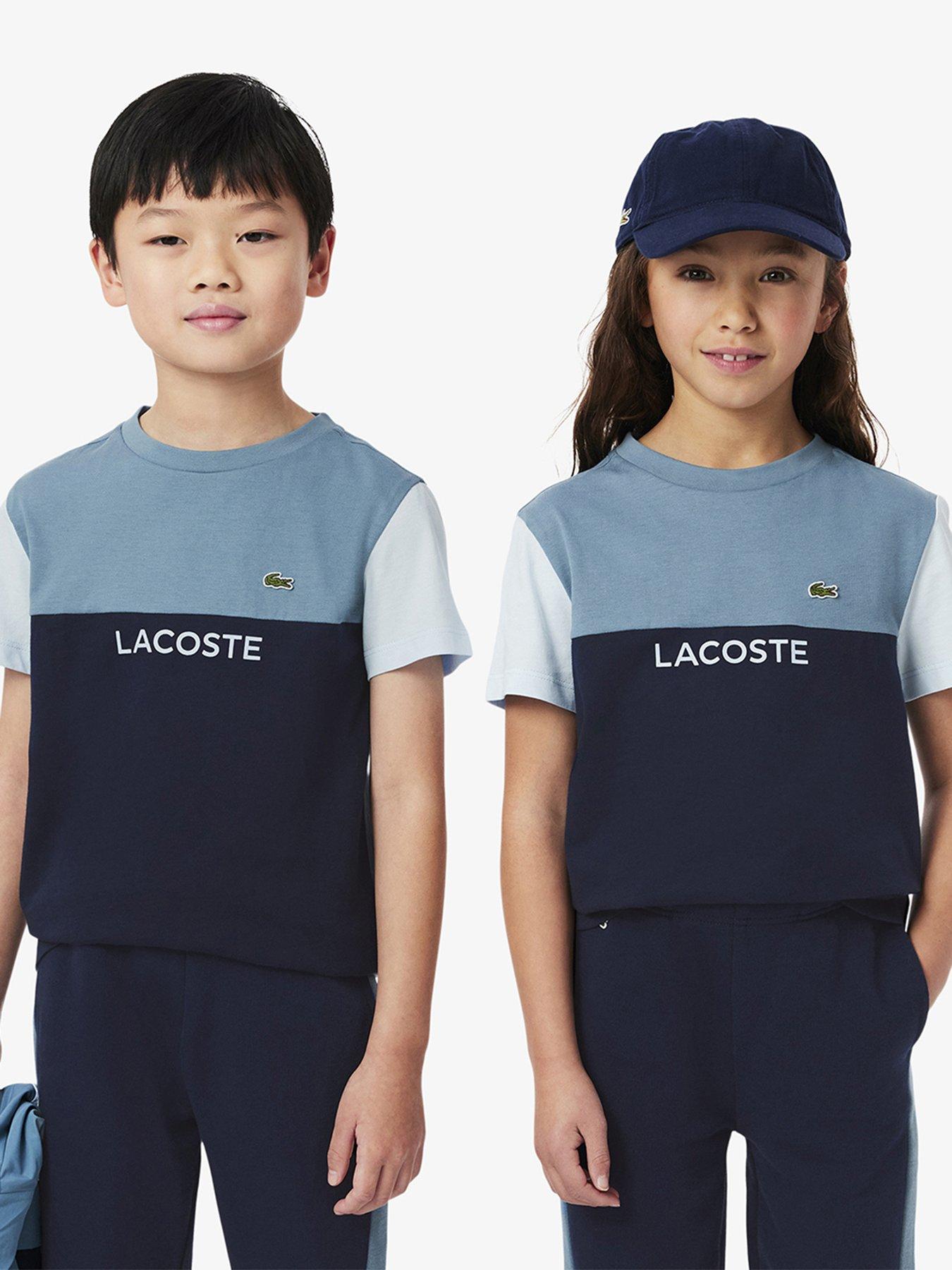 undefined Kids Colour Block Short Sleeve T-Shirt - Blue