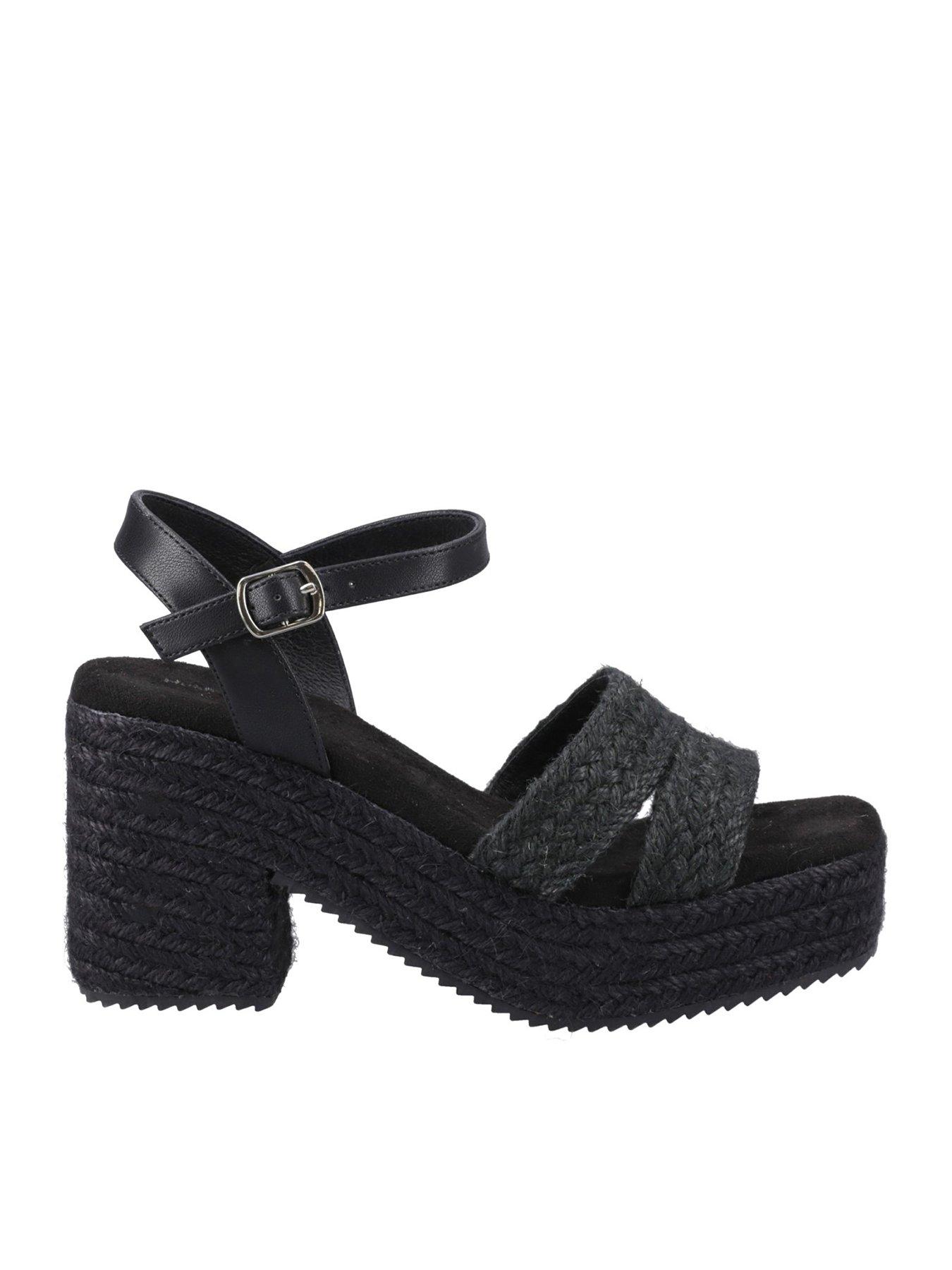 Hush Puppies Jamelia Espadrille Heel - Black