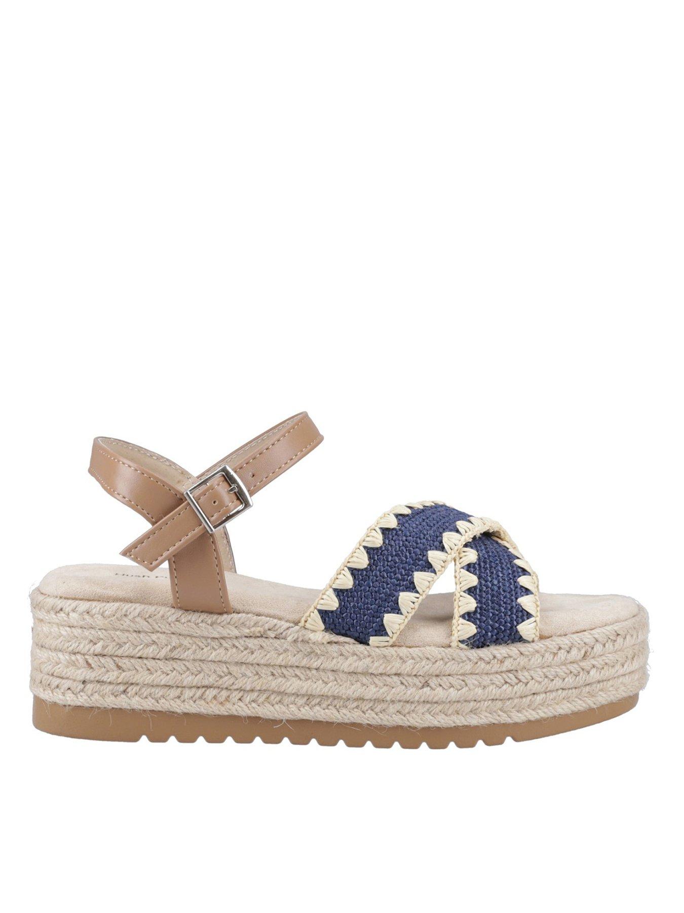 Image 1 of 5 of Hush Puppies Jemma Espadrille Sandal - Navy